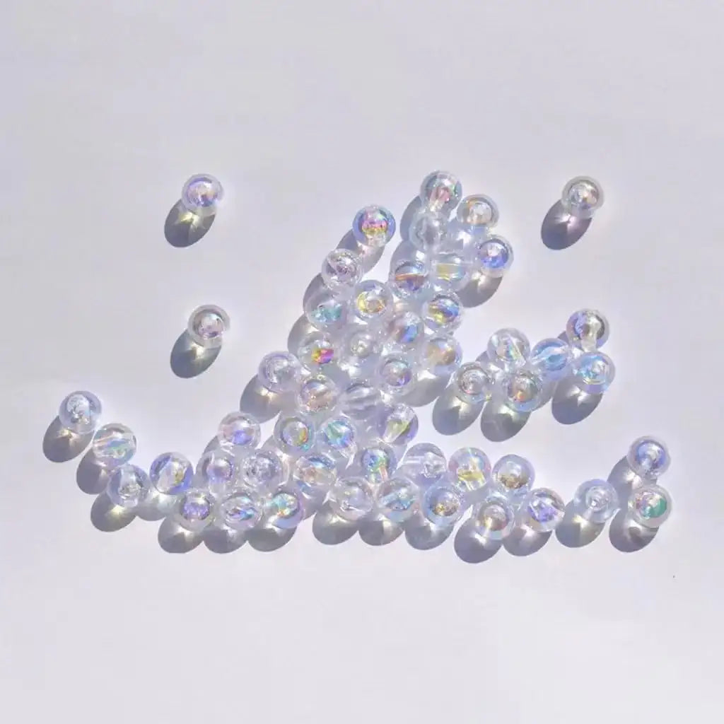 FS5308-8mm AB-Coated Acrylic Beads Fit Pens -Zoe DIY Wholesale