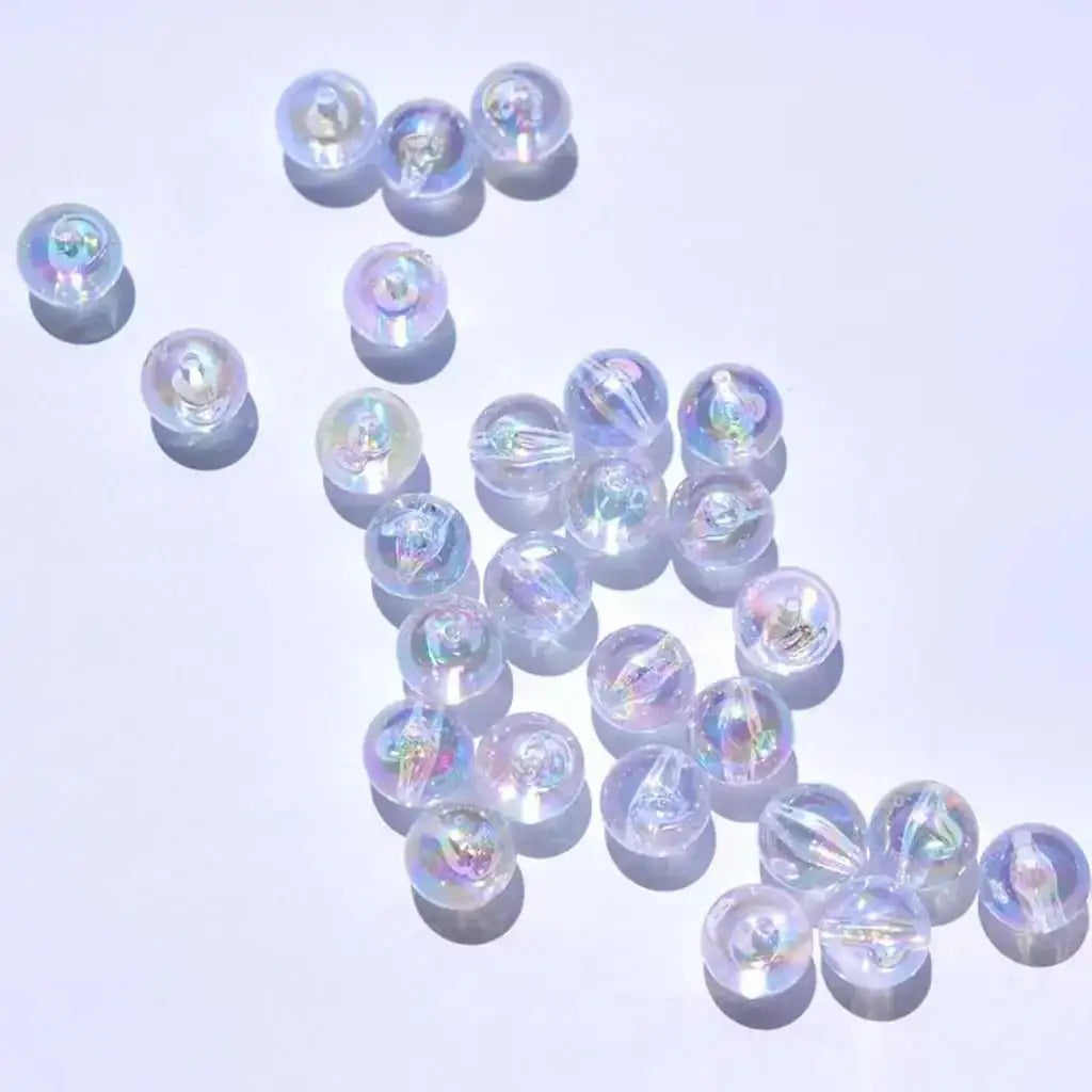 FS5311-12mm Clear Acrylic Beads -Zoe DIY Wholesale