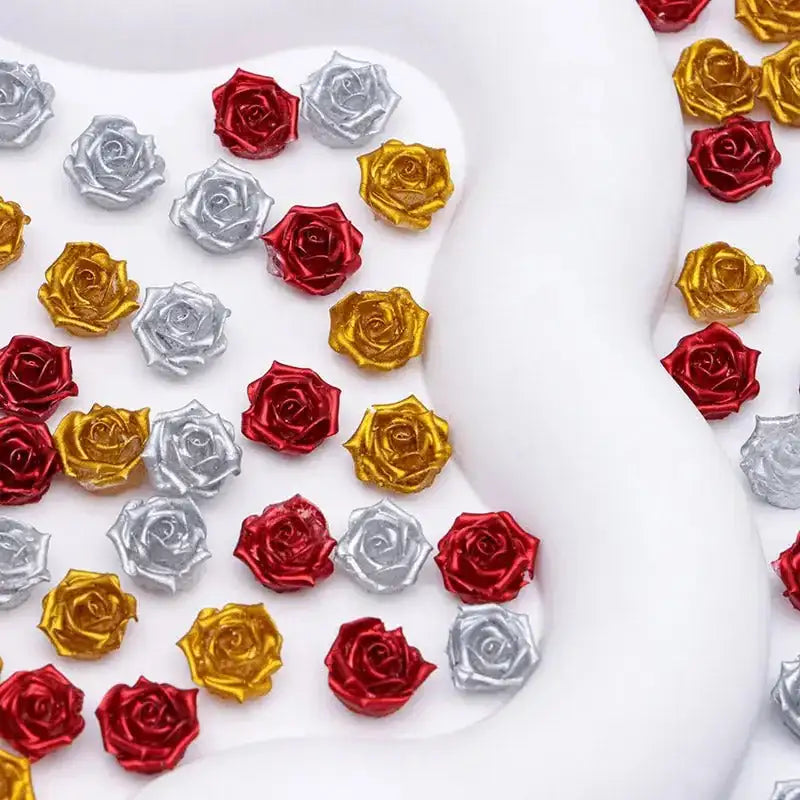 FS5368-10mm Lacquer Sensation Velvet, Soft Flower Charms Soft Flower Patches, Luminous Night Glow For DIY Project -Zoe DIY Wholesale