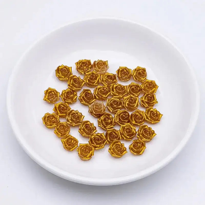 FS5368-10mm Lacquer Sensation Velvet, Soft Flower Charms Soft Flower Patches, Luminous Night Glow For DIY Project -Zoe DIY Wholesale