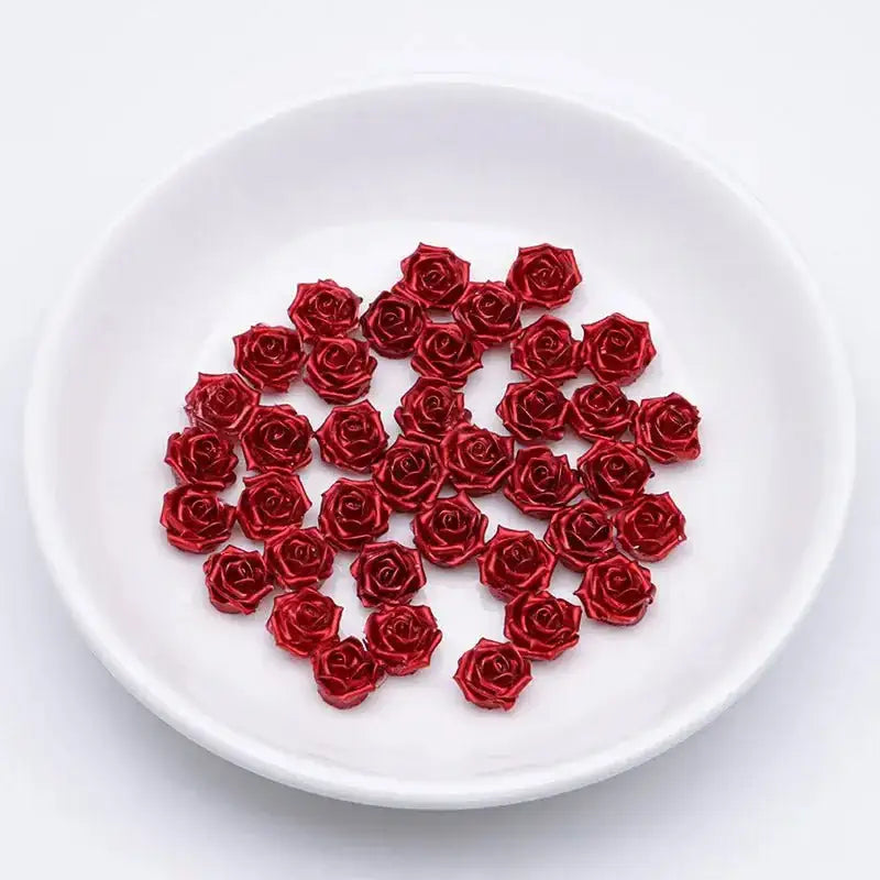 FS5368-10mm Lacquer Sensation Velvet, Soft Flower Charms Soft Flower Patches, Luminous Night Glow For DIY Project -Zoe DIY Wholesale