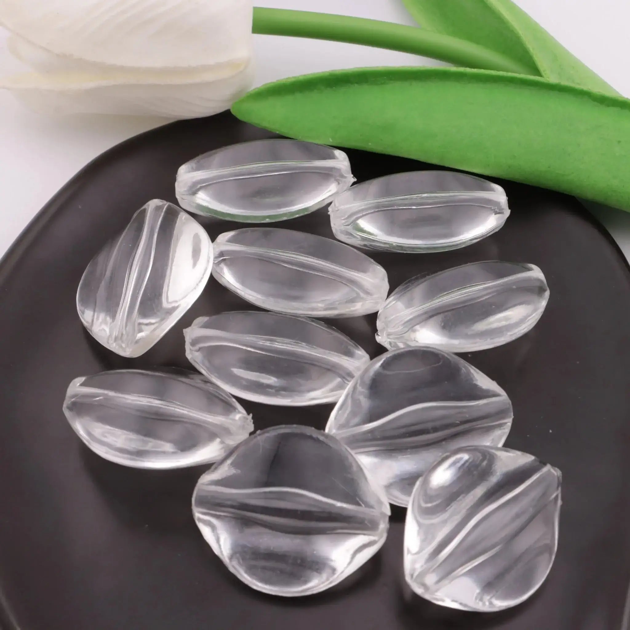 FS5466-31*25Mm 3D Rhombus Based Beads, Stereoscopic Rhombus Bottom Beads, Fit For Pen -Zoe DIY Wholesale
