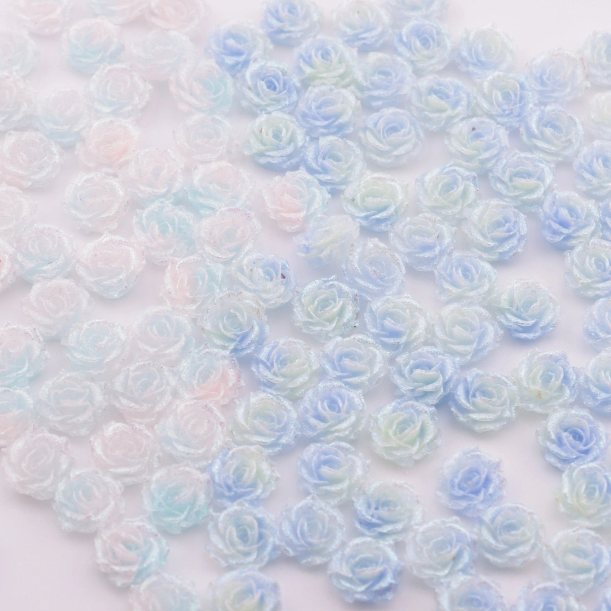 FS5548-10mm Luminous Soft Flower Charms -Zoe DIY Wholesale
