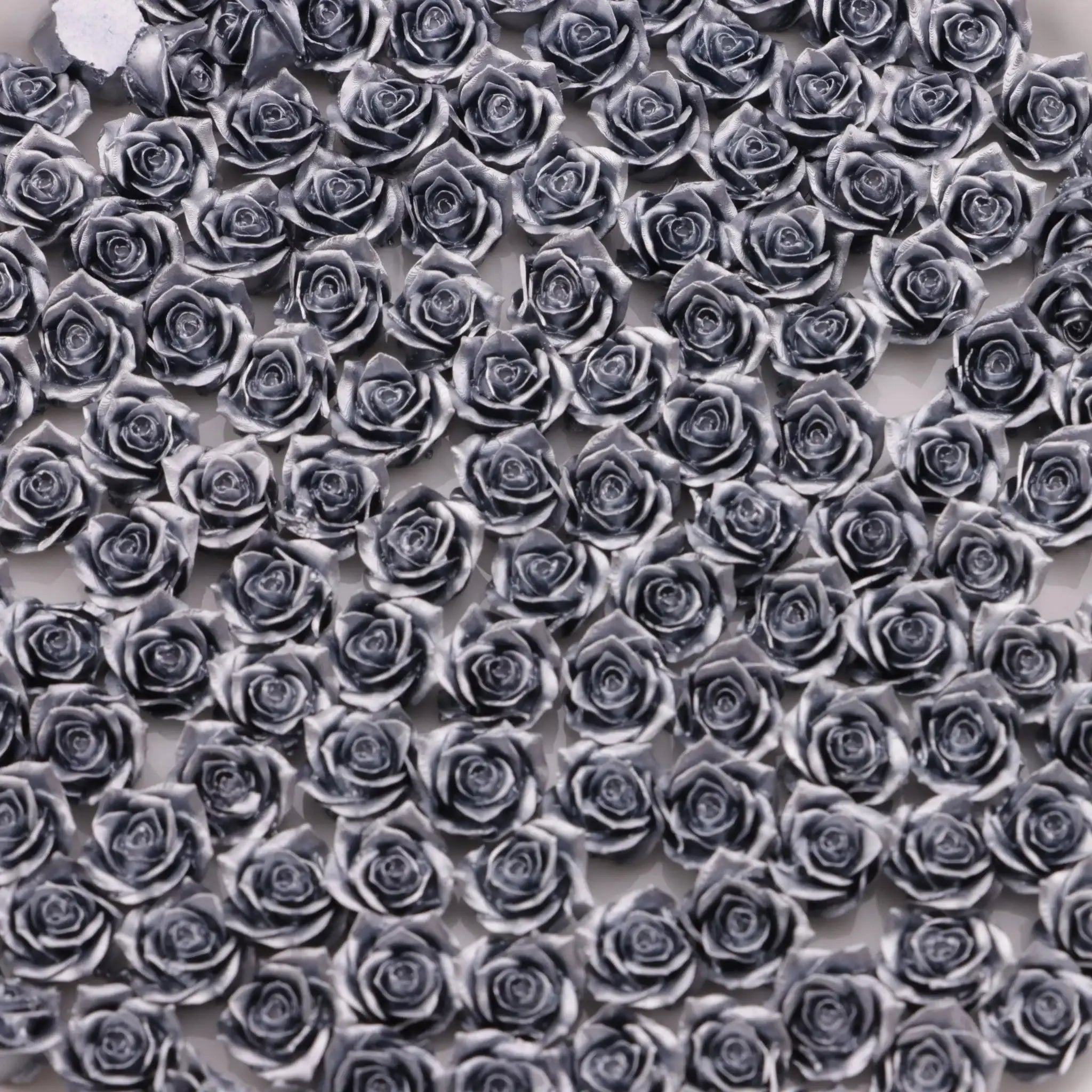 FS5566-8mm Luminous Rose Flower Charms Pearl - Glow Luminous Rose Flowers -Zoe DIY Wholesale