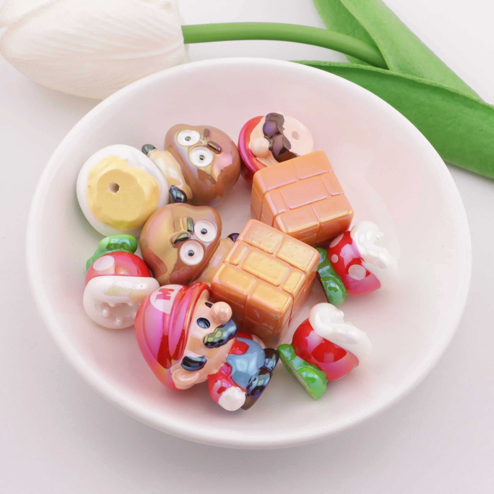 FS5785-Mario Resin Beads -Zoe DIY Wholesale
