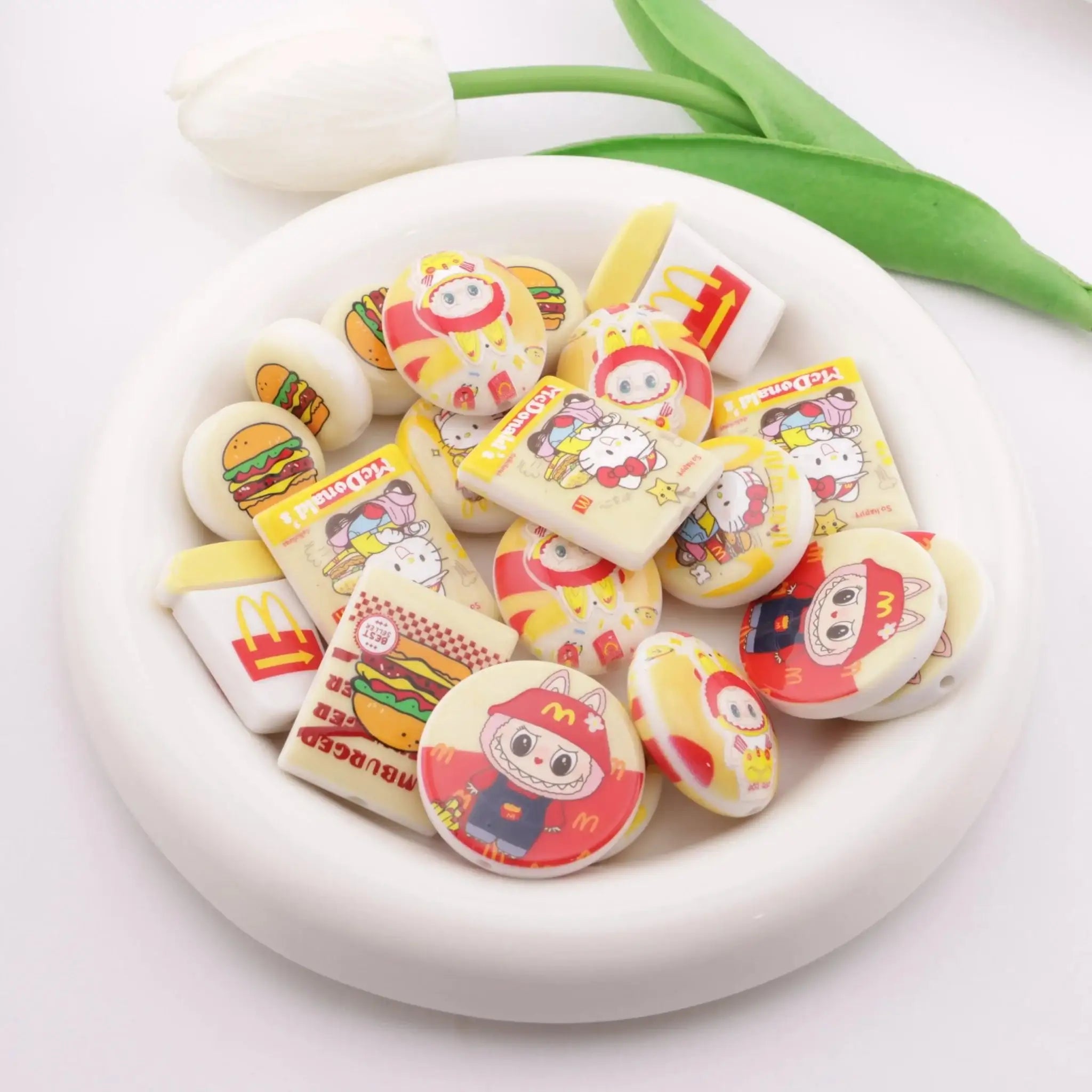 FS5835-McDonald's Acrylic Beads -Zoe DIY Wholesale