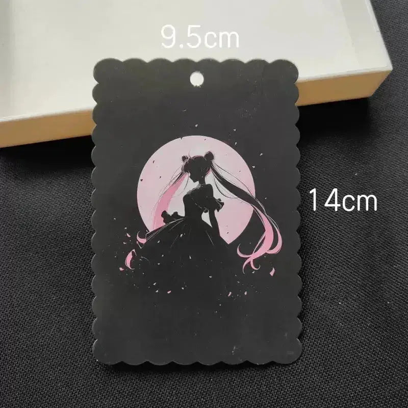 FS5872-10 Pieces P9.5*14cm Phone Chain Card -Zoe DIY Wholesale