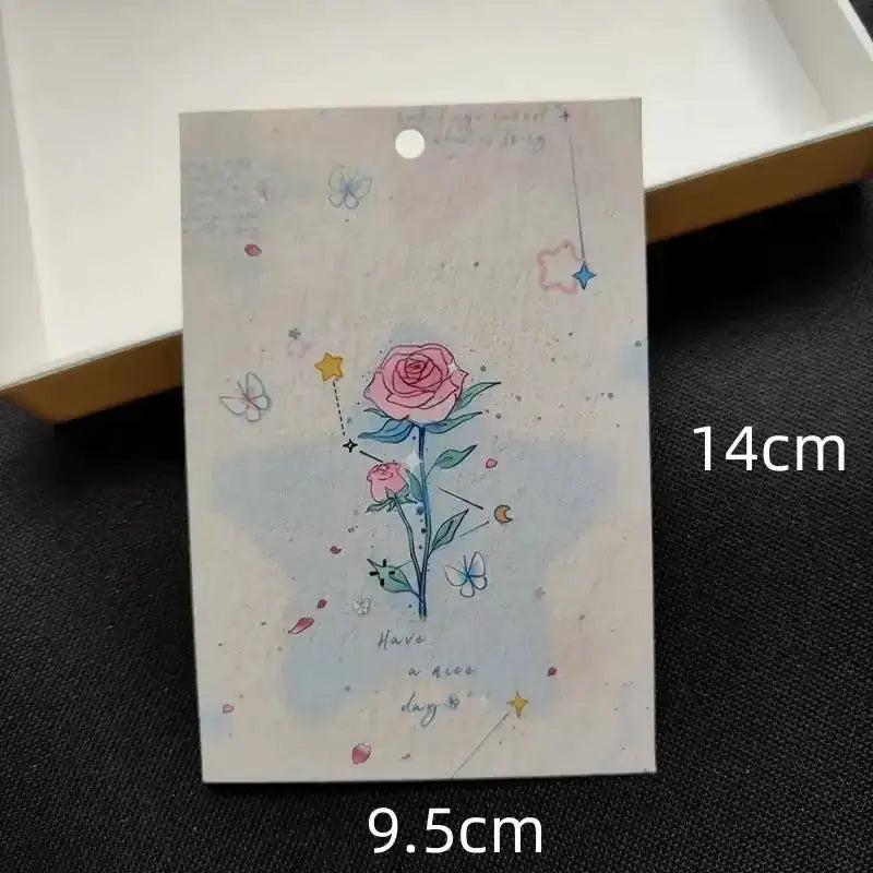 FS5872-10 Pieces P9.5*14cm Phone Chain Card -Zoe DIY Wholesale