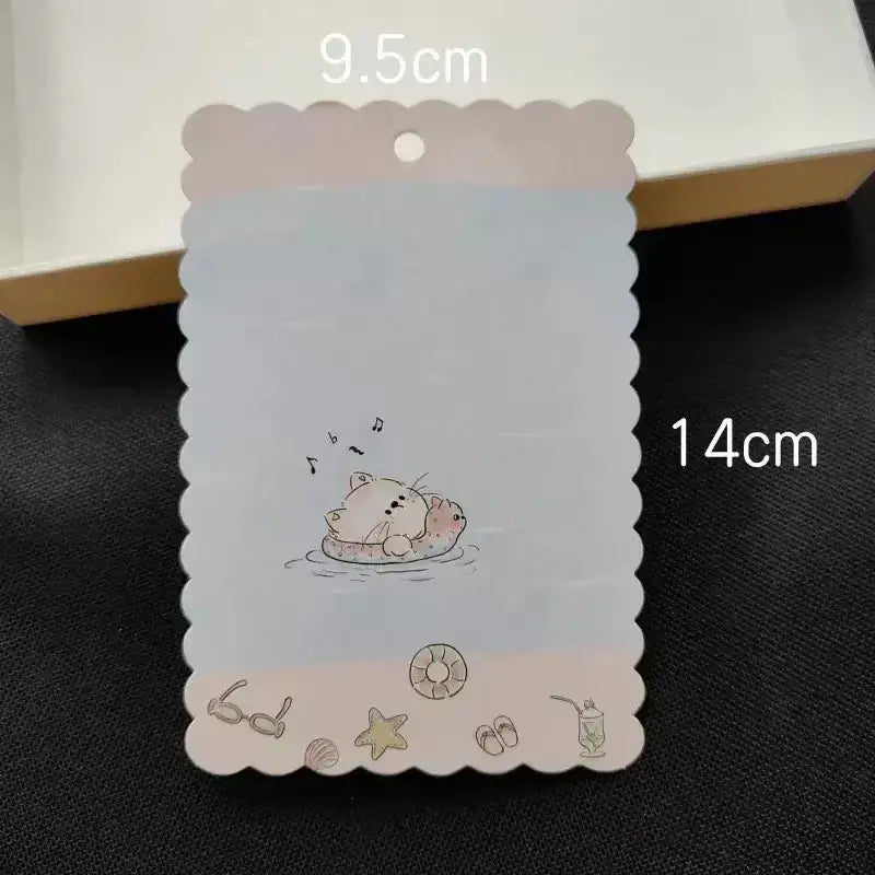FS5872-10 Pieces P9.5*14cm Phone Chain Card -Zoe DIY Wholesale