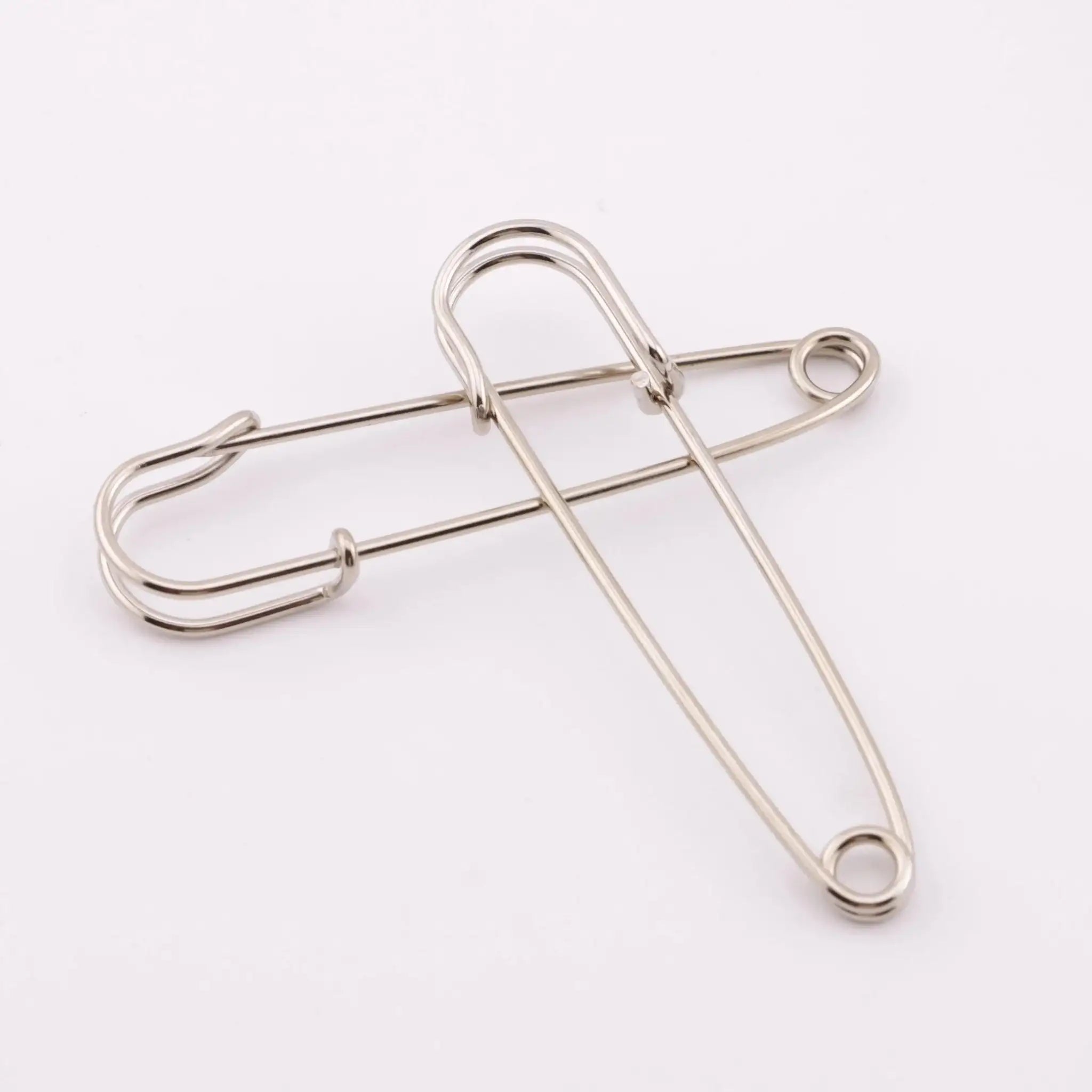 FS6021-Pin Large Safety Pin - Length 65mm * Wire Diameter 1.5mm -Zoe DIY Wholesale