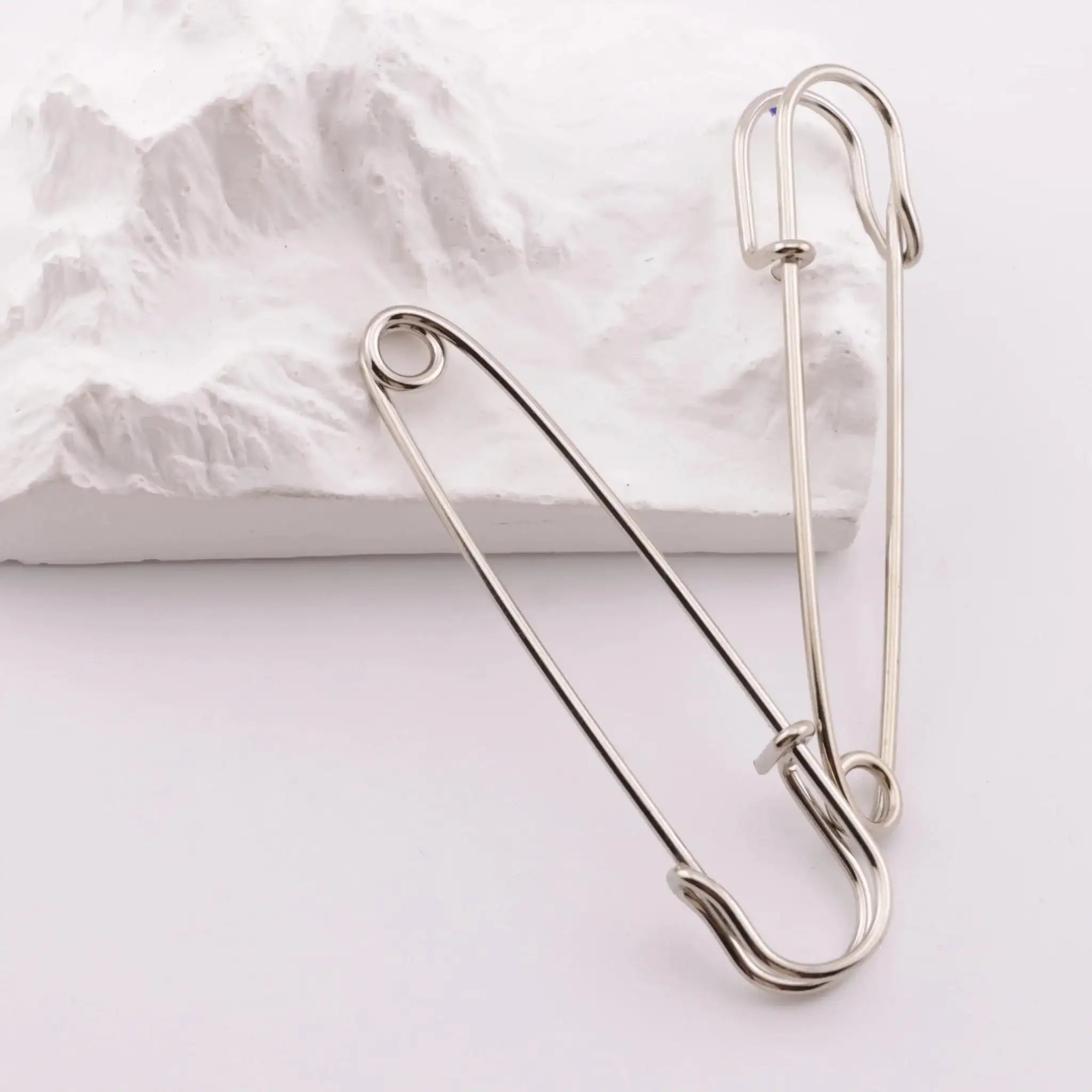 FS6021-Pin Large Safety Pin - Length 65mm * Wire Diameter 1.5mm -Zoe DIY Wholesale