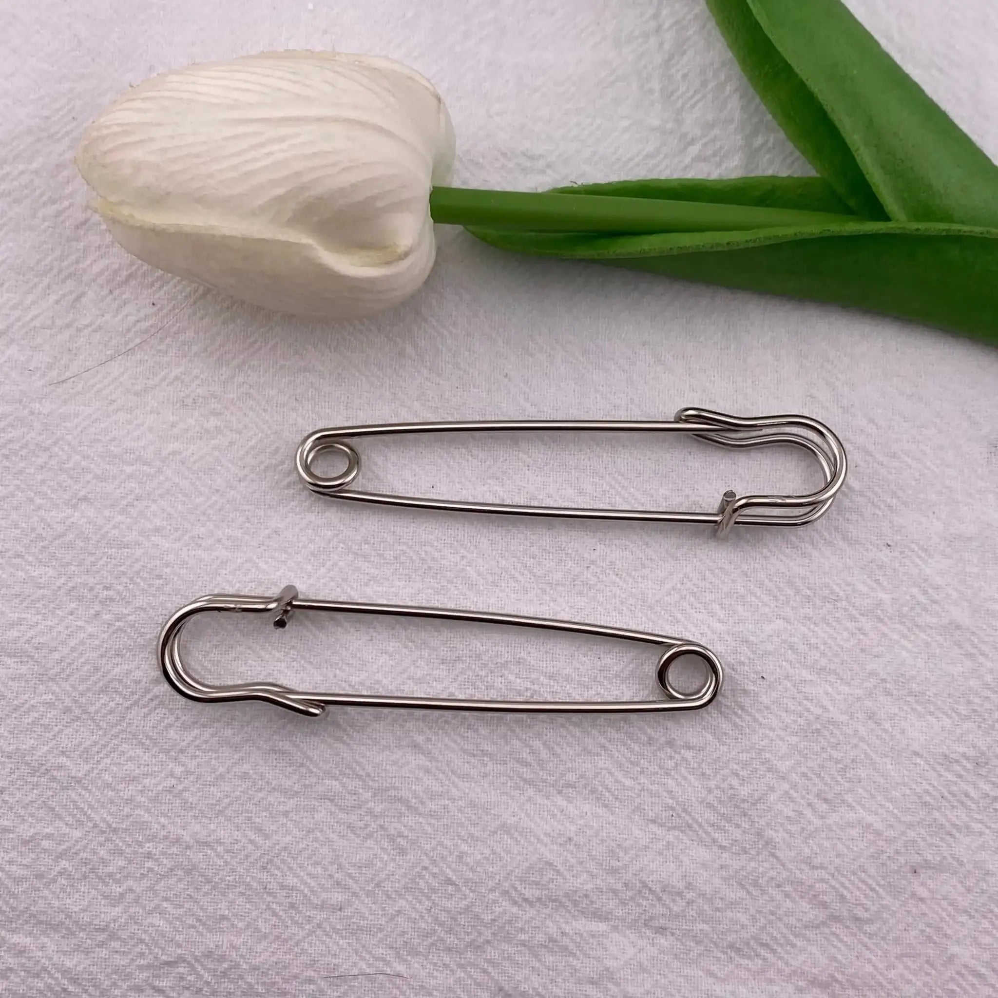 FS6022-75mm*1.8mm Big Head Safety Pin -Zoe DIY Wholesale