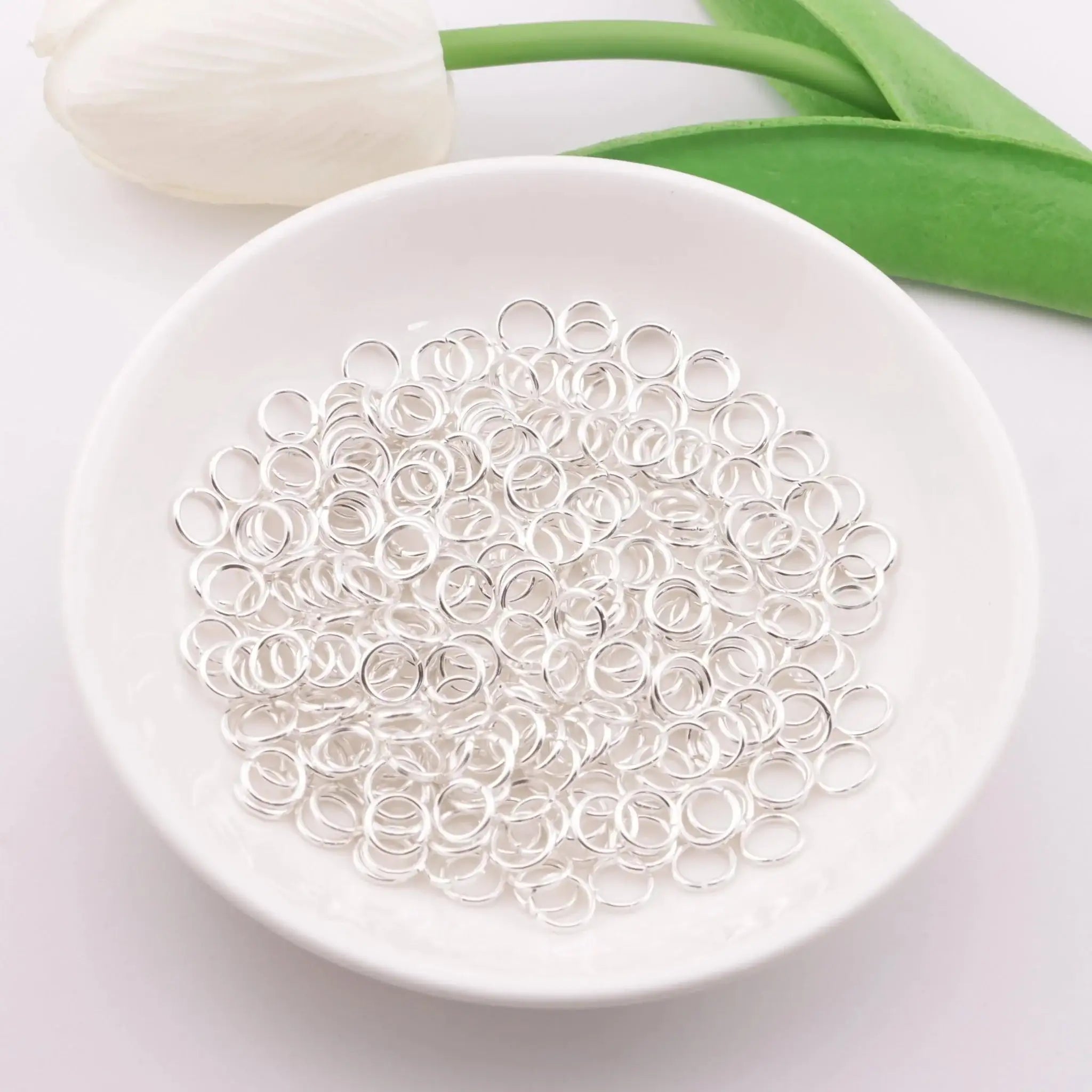 FS6084-7mm Closed Jump Rings Closed And Open Loops For DIY Projects -Zoe DIY Wholesale