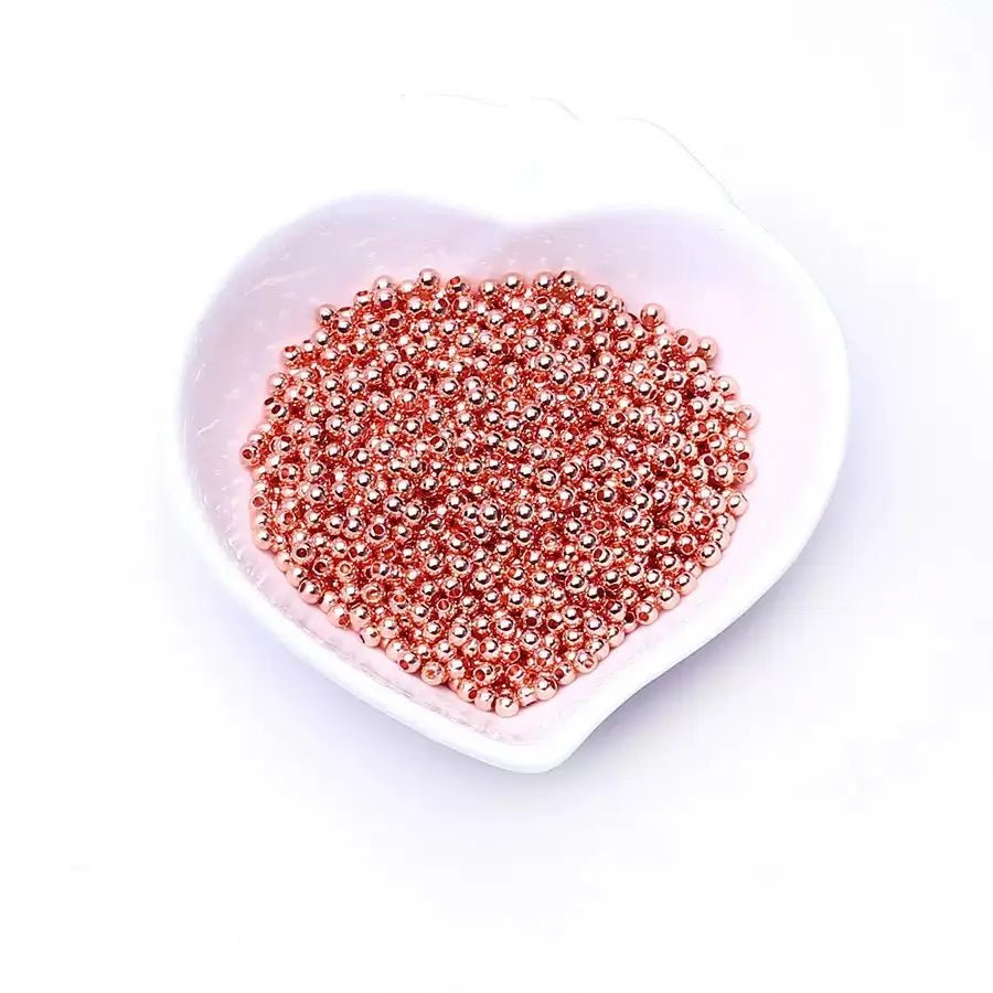 FS6134-3mm High-Quality Copper Spacer Beads For DIY Projects -Zoe DIY Wholesale