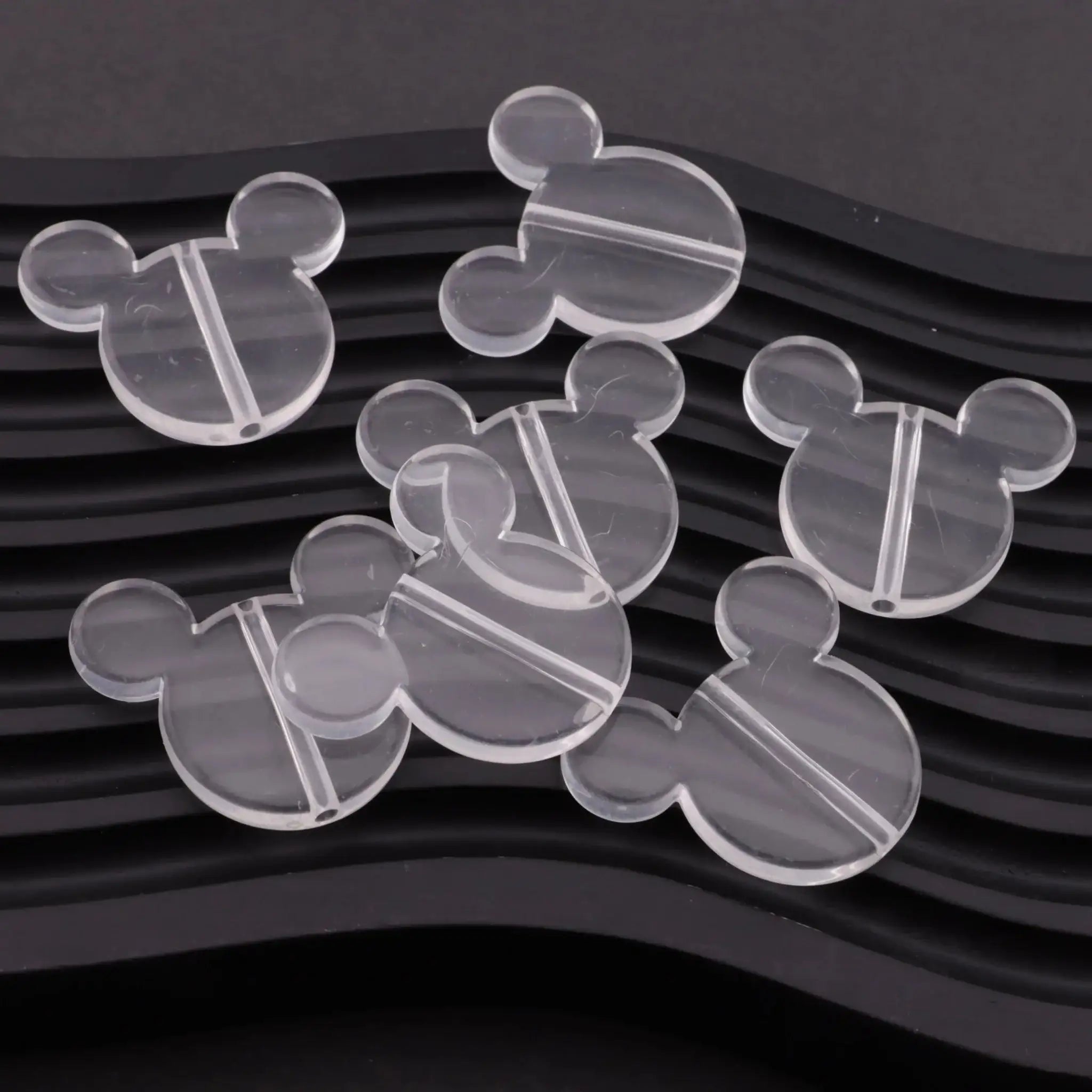 FS6155-33*39Mm Mickey Head Plate Based Beads -Zoe DIY Wholesale