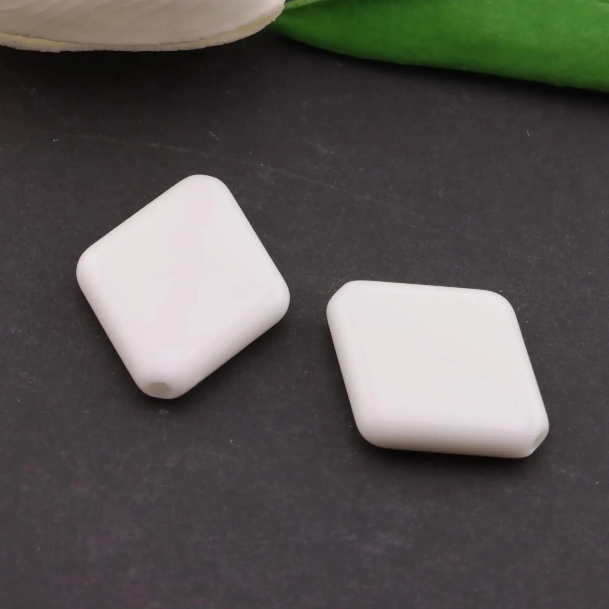 FS6220-29×24mm Rhombus Based Beads -Zoe DIY Wholesale