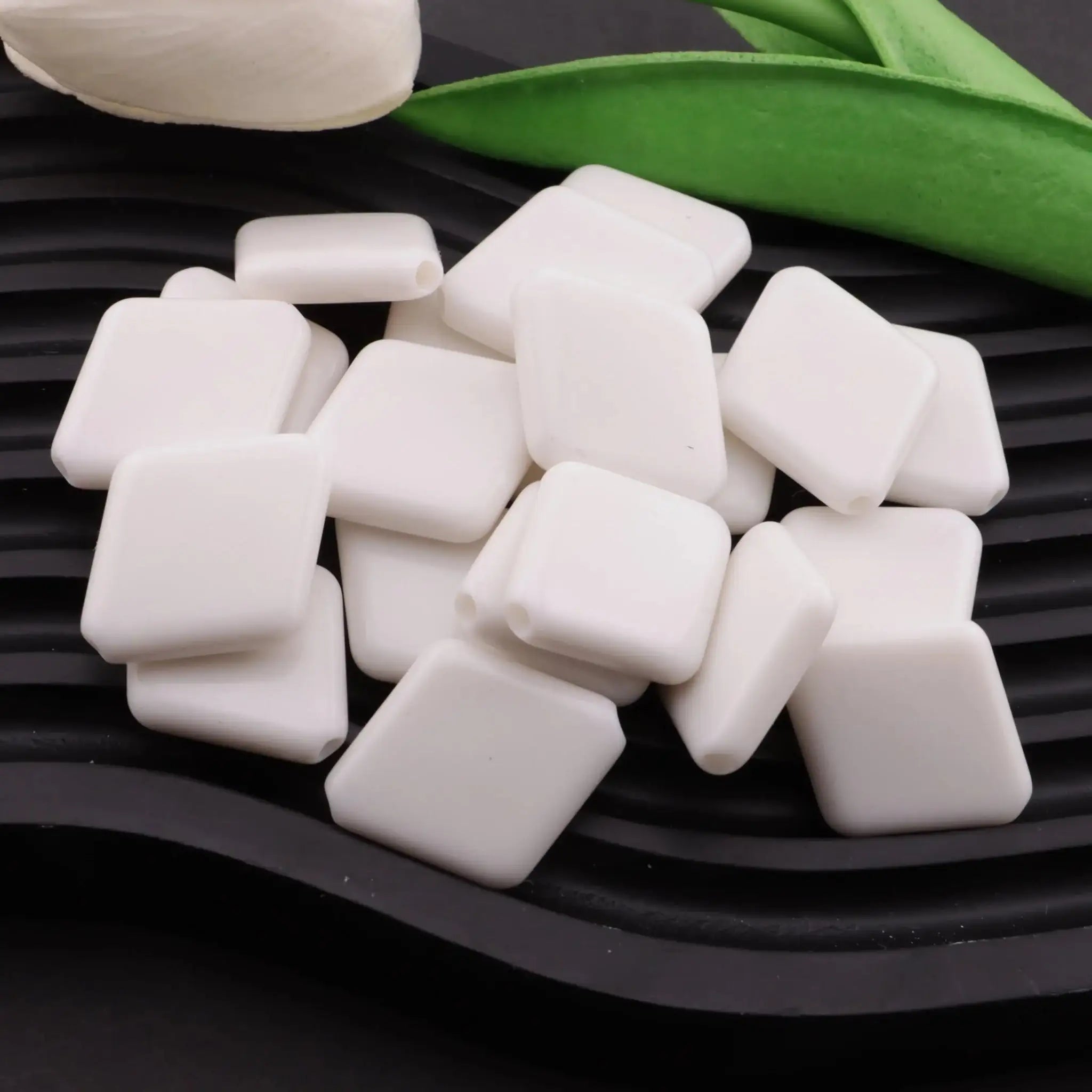 FS6220-29×24mm Rhombus Based Beads -Zoe DIY Wholesale
