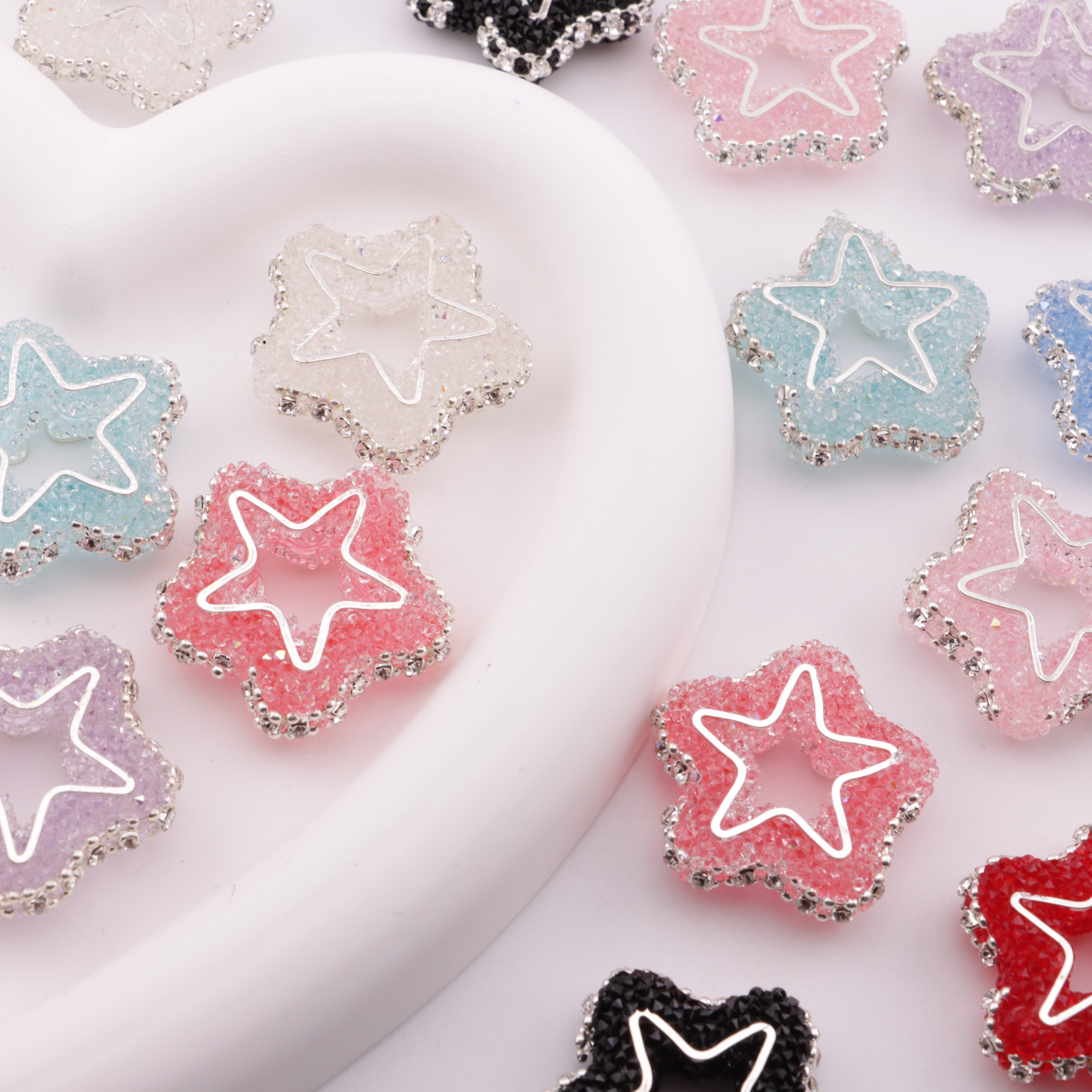 FS6234- 30mm Star Sugar Frame Zoe's DIY Shop