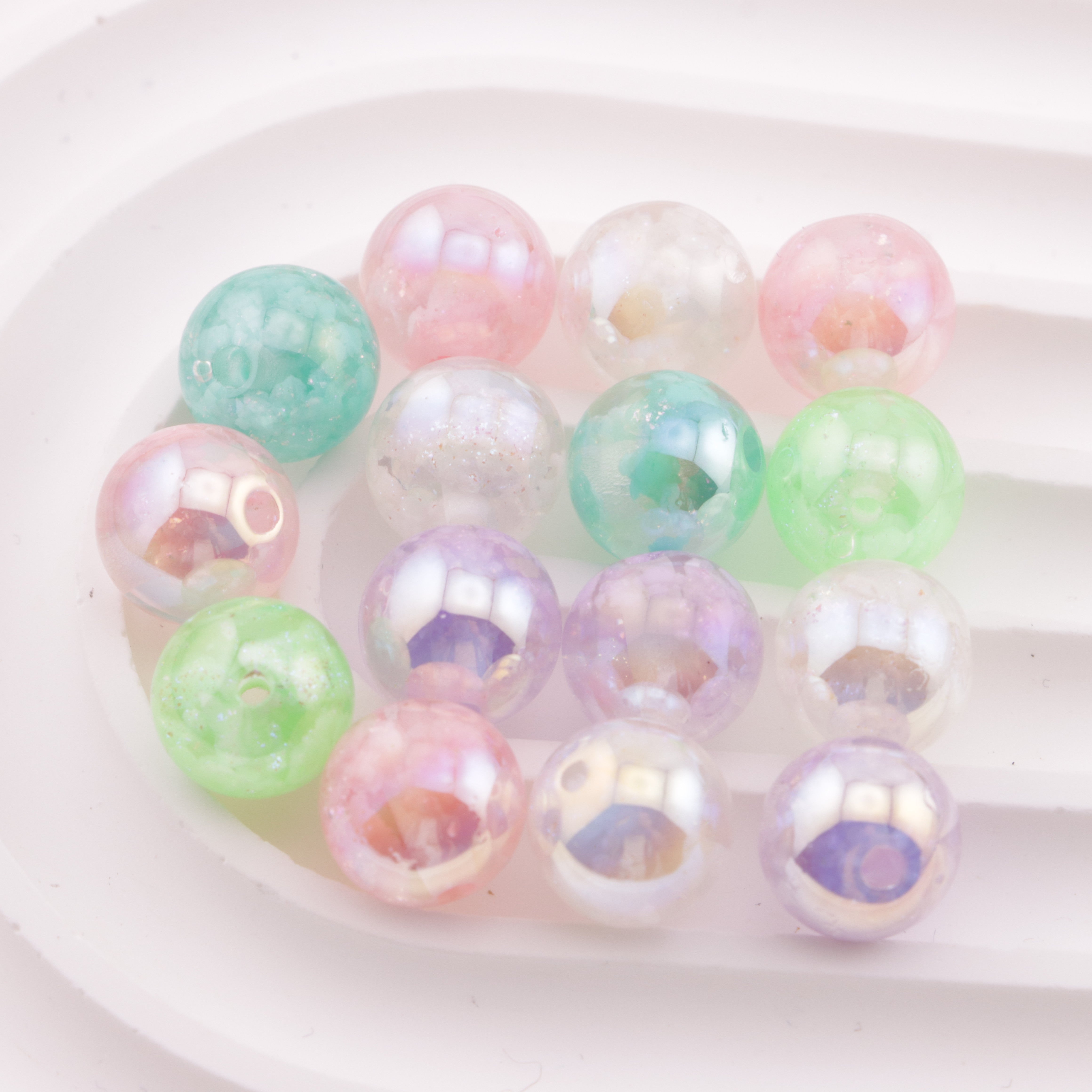 FS6239- 12mm Glow-in-the-Dark Cloud-shaped Resin Beads Zoe's DIY Shop