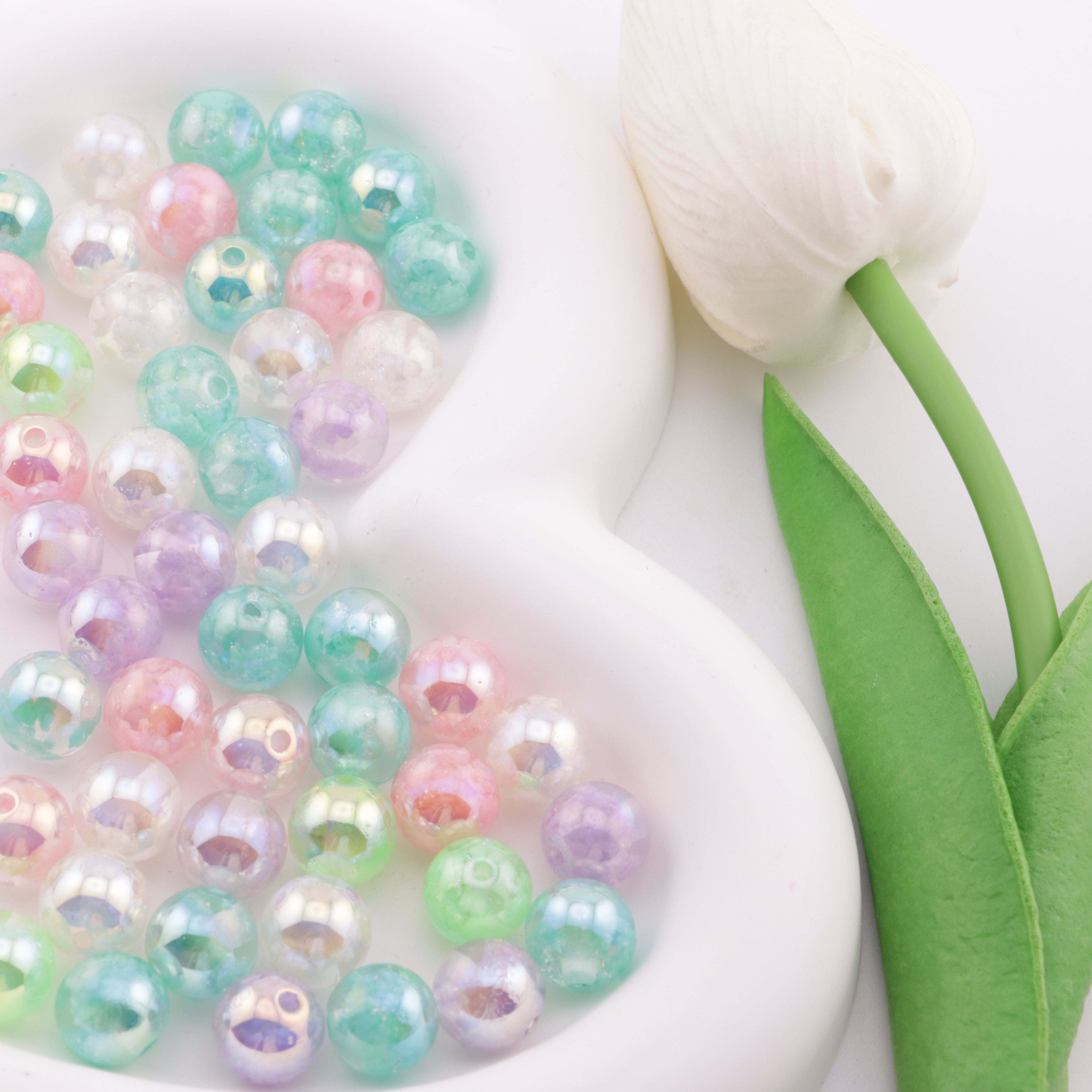 FS6239- 12mm Glow-in-the-Dark Cloud-shaped Resin Beads Zoe's DIY Shop