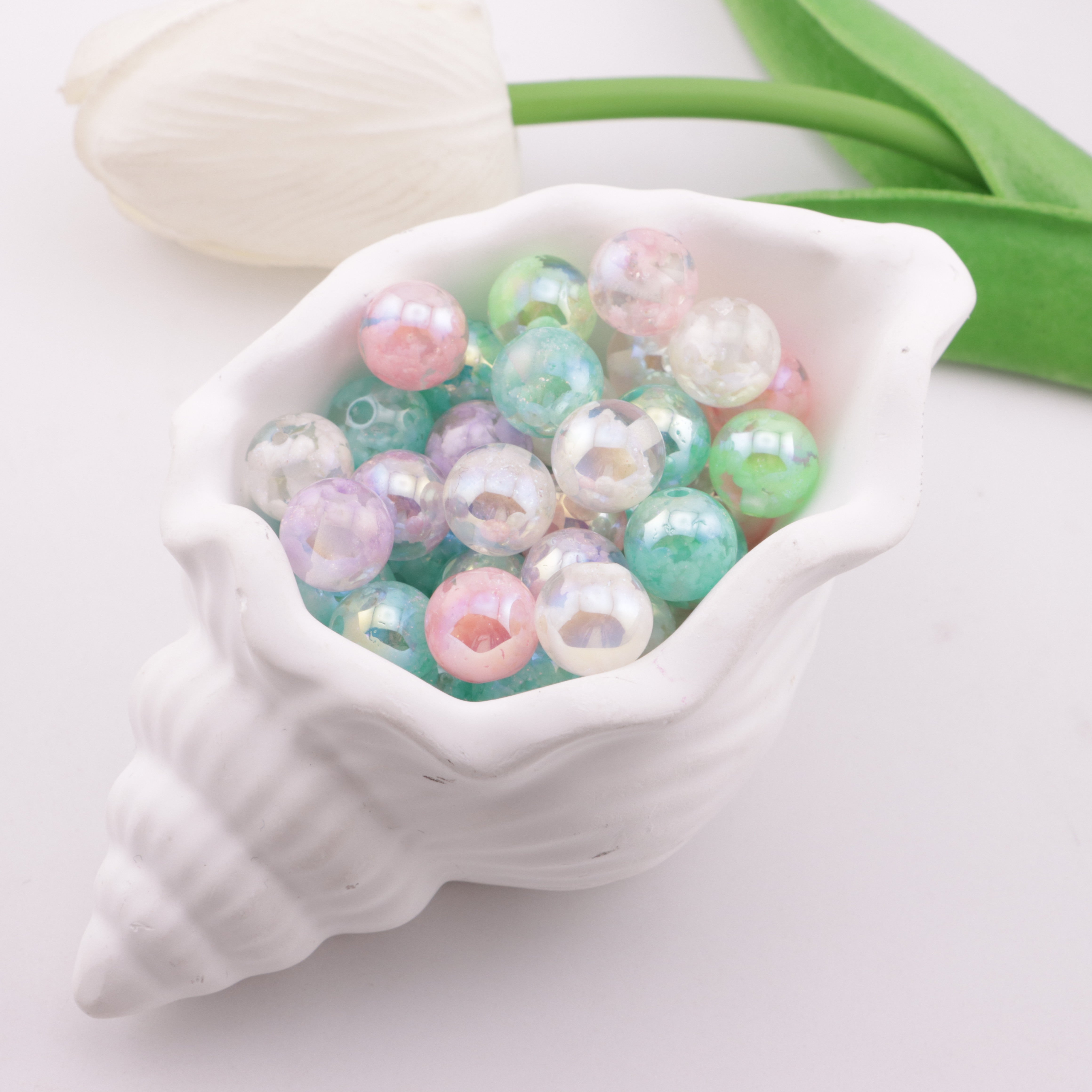 FS6239- 12mm Glow-in-the-Dark Cloud-shaped Resin Beads Zoe's DIY Shop