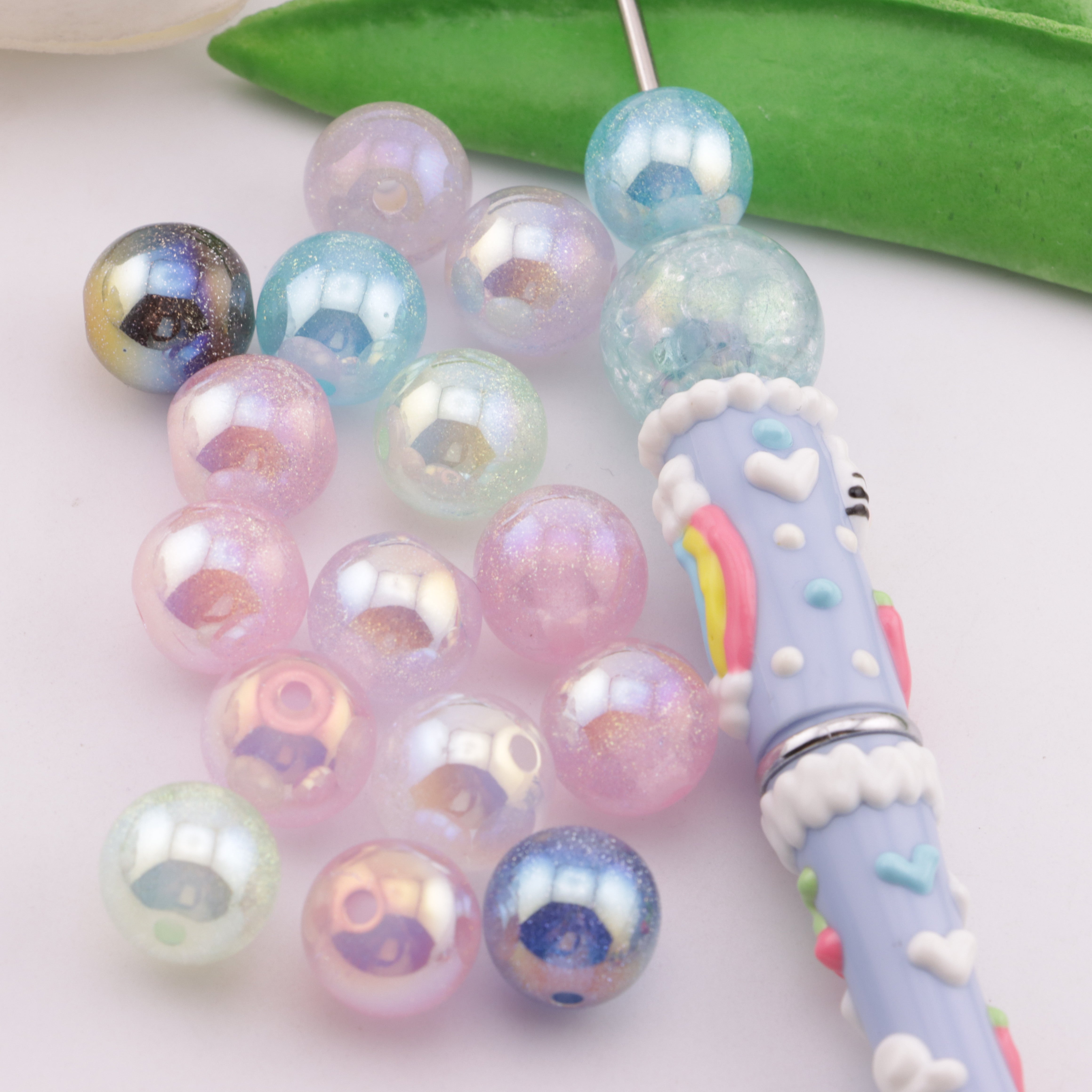 FS6240- 12mm Galaxy Resin Beads Zoe's DIY Shop