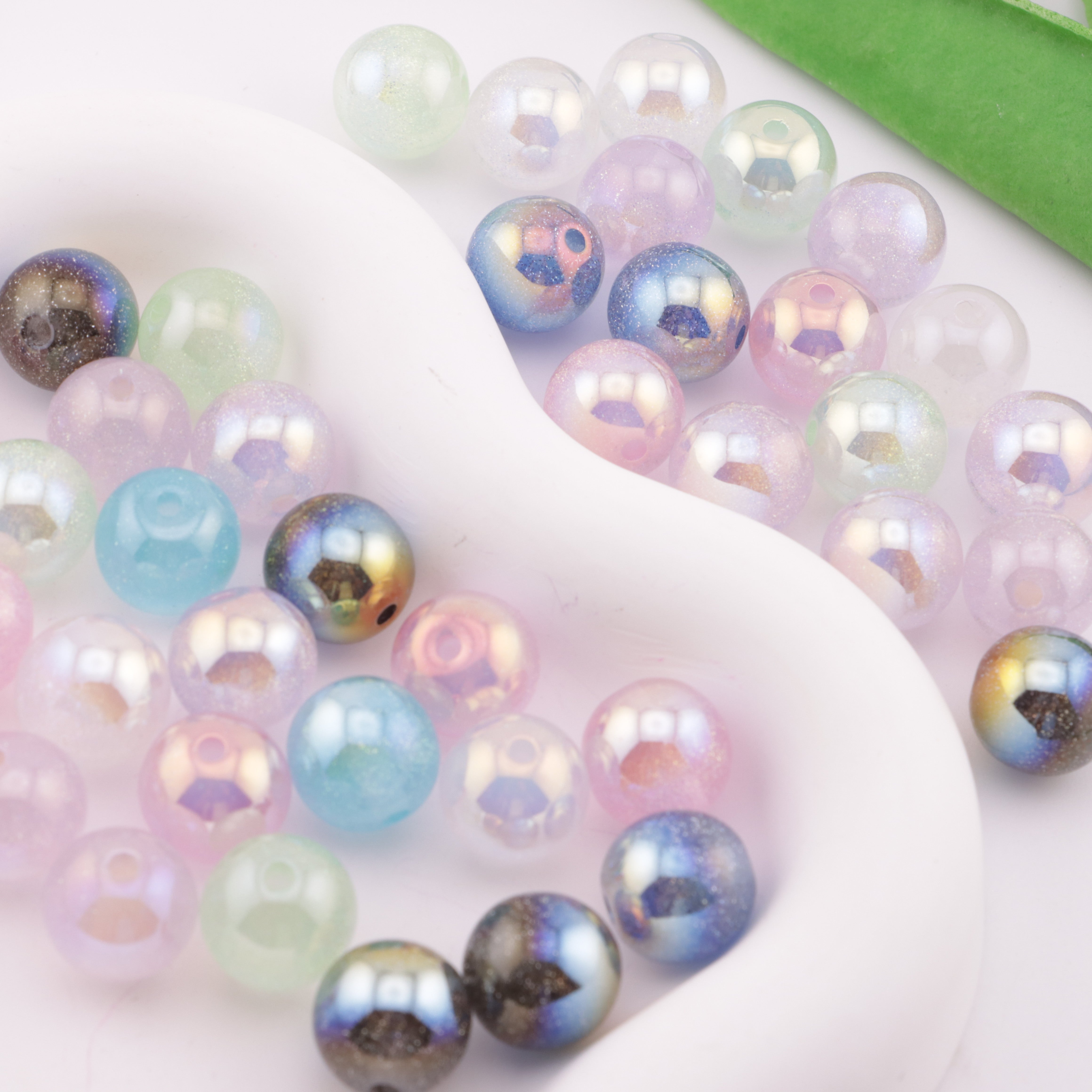 FS6240- 12mm Galaxy Resin Beads Zoe's DIY Shop
