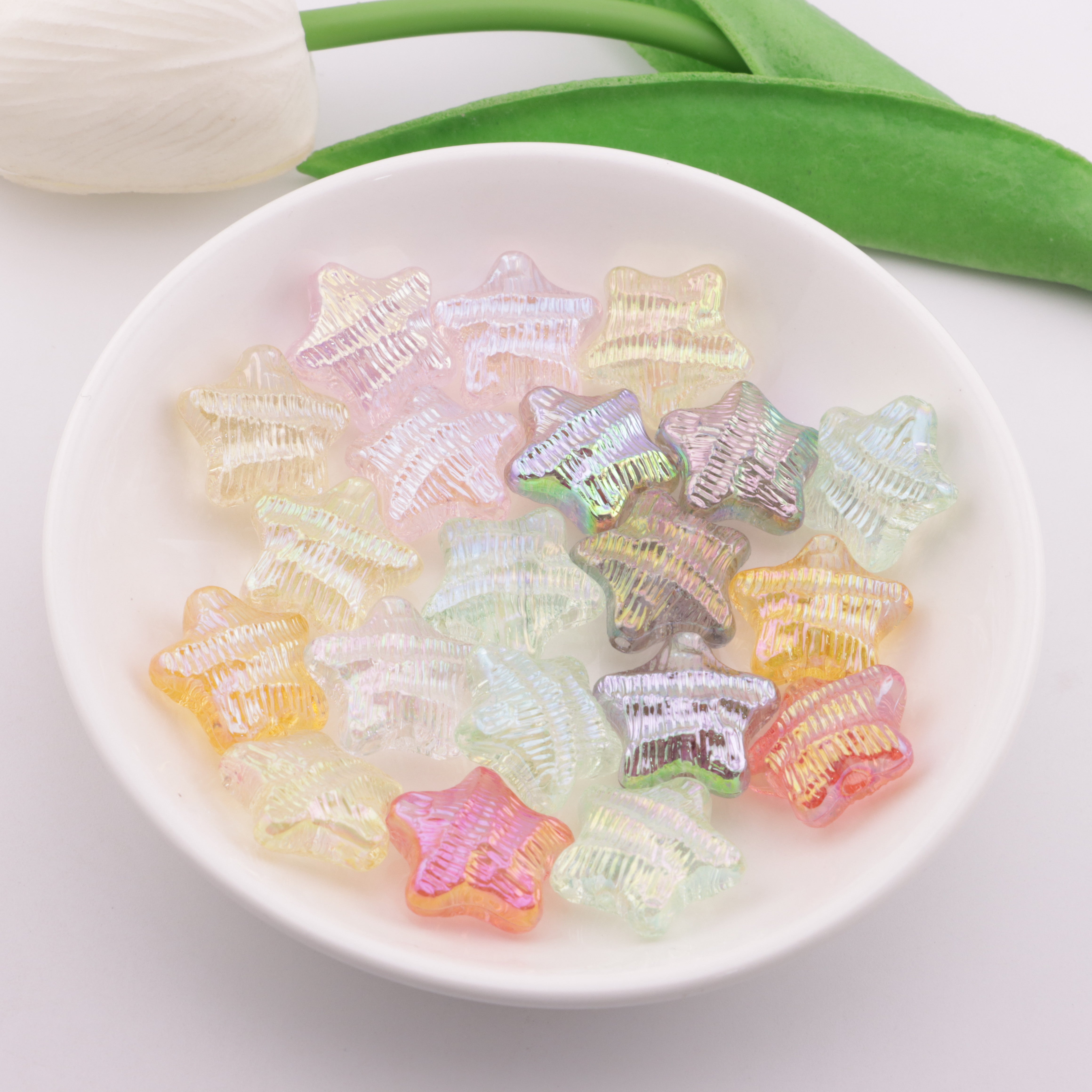 FS6276- 16mm Star Resin Beads Zoe's DIY Shop