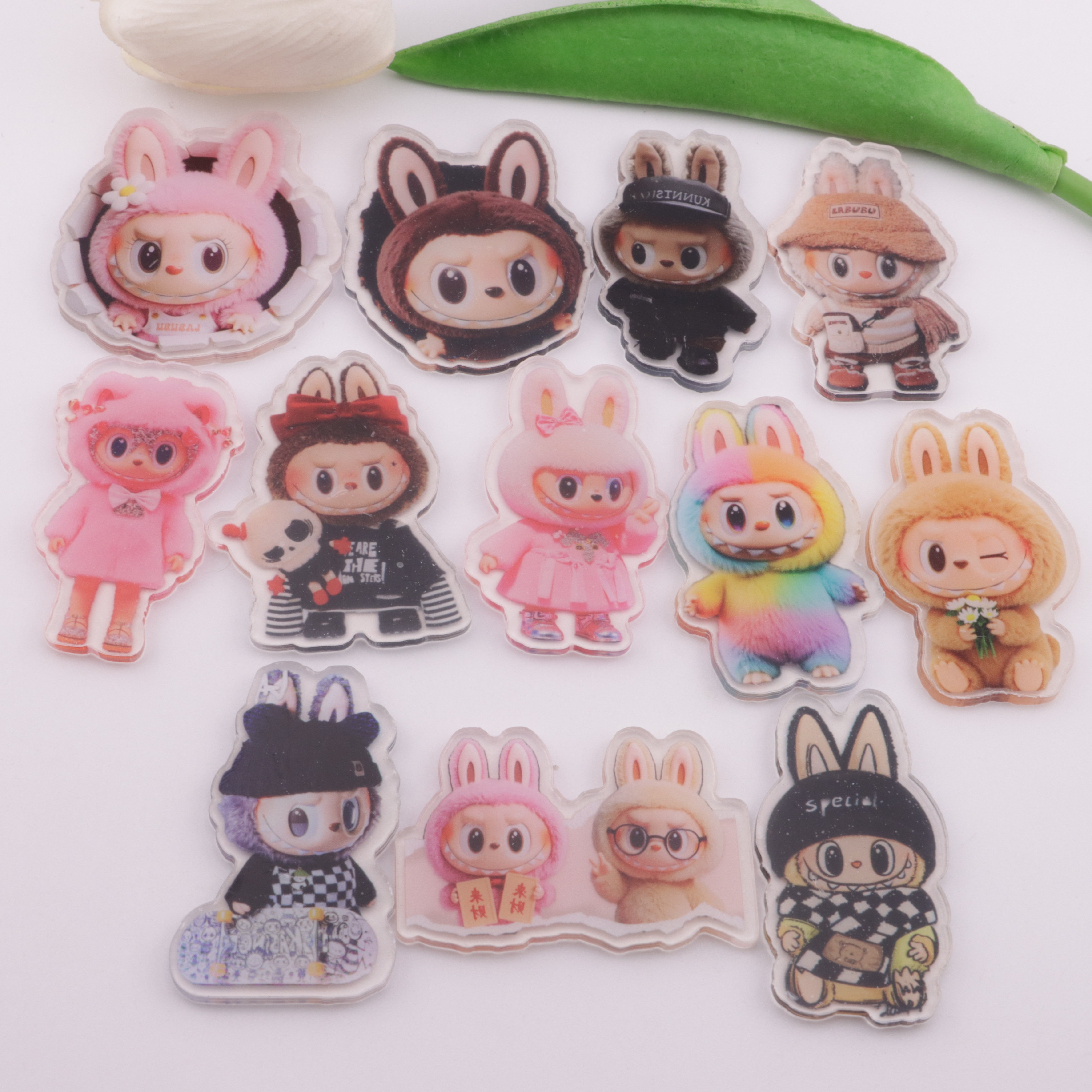 FS6279- 3-4cm Labubu Acrylic Sheet (Without Holes) Zoe's DIY Shop