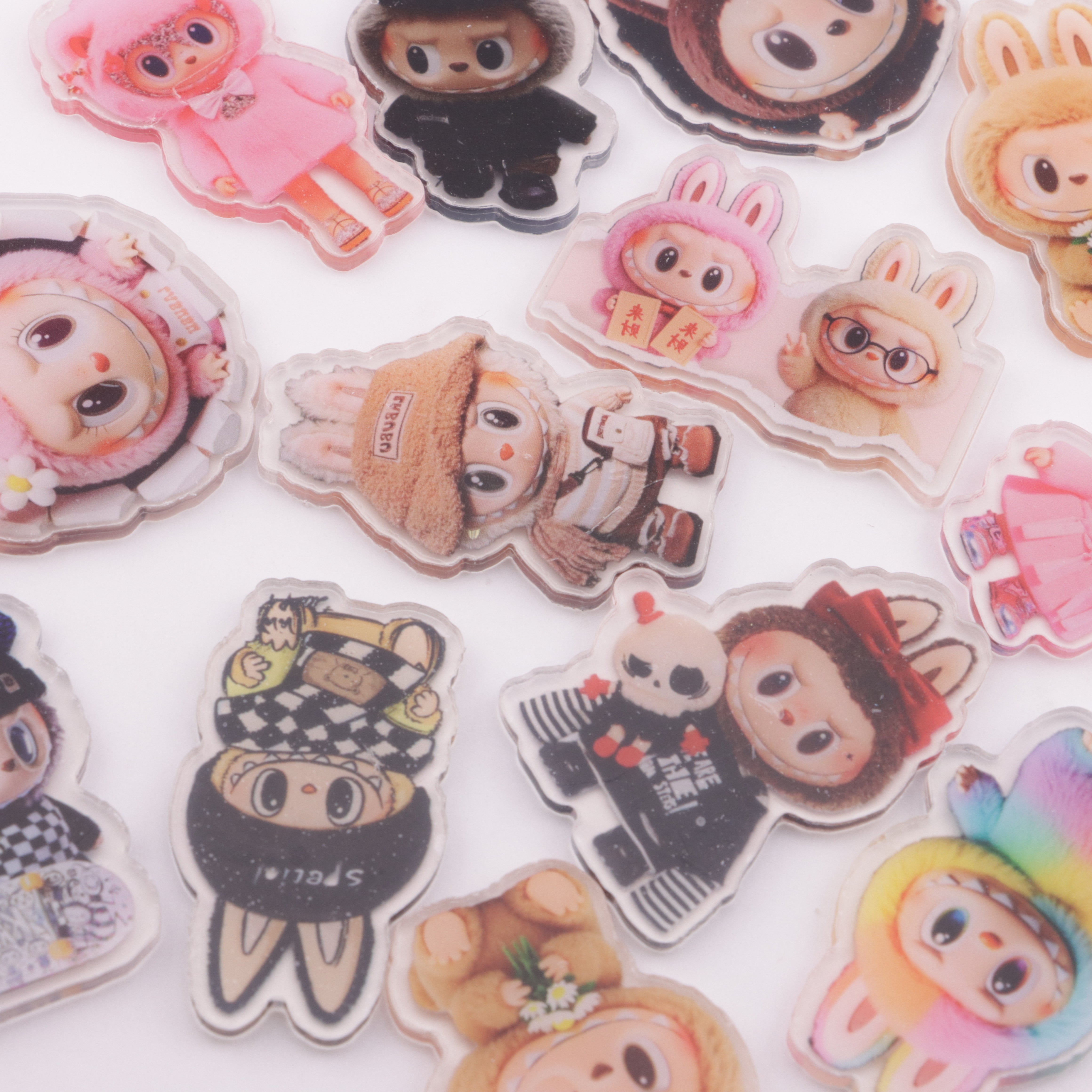 FS6279- 3-4cm Labubu Acrylic Sheet (Without Holes) Zoe's DIY Shop