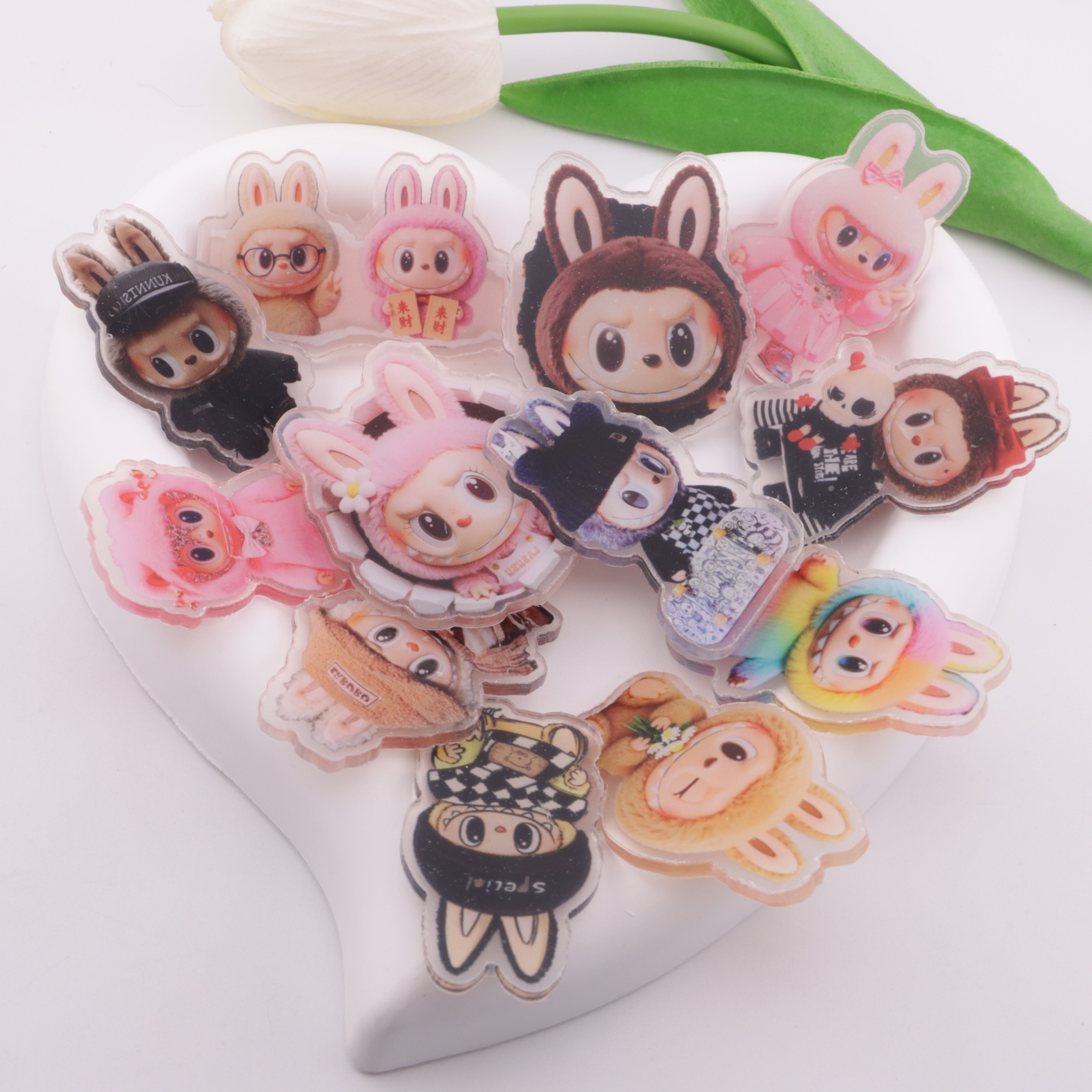 FS6279- 3-4cm Labubu Acrylic Sheet (Without Holes) Zoe's DIY Shop