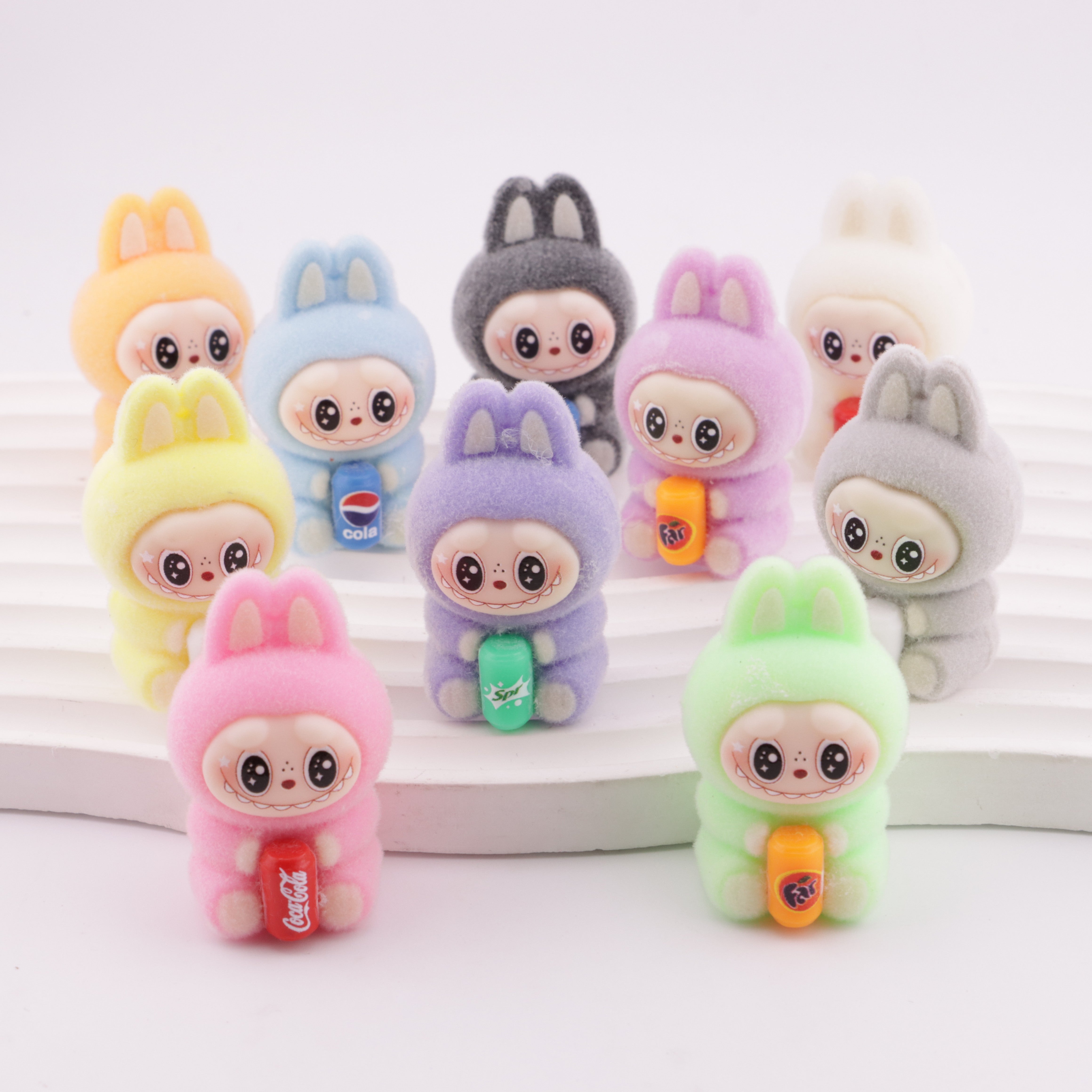 FS6301- Labubu Mixed Coke Series Charms Zoe's DIY Shop