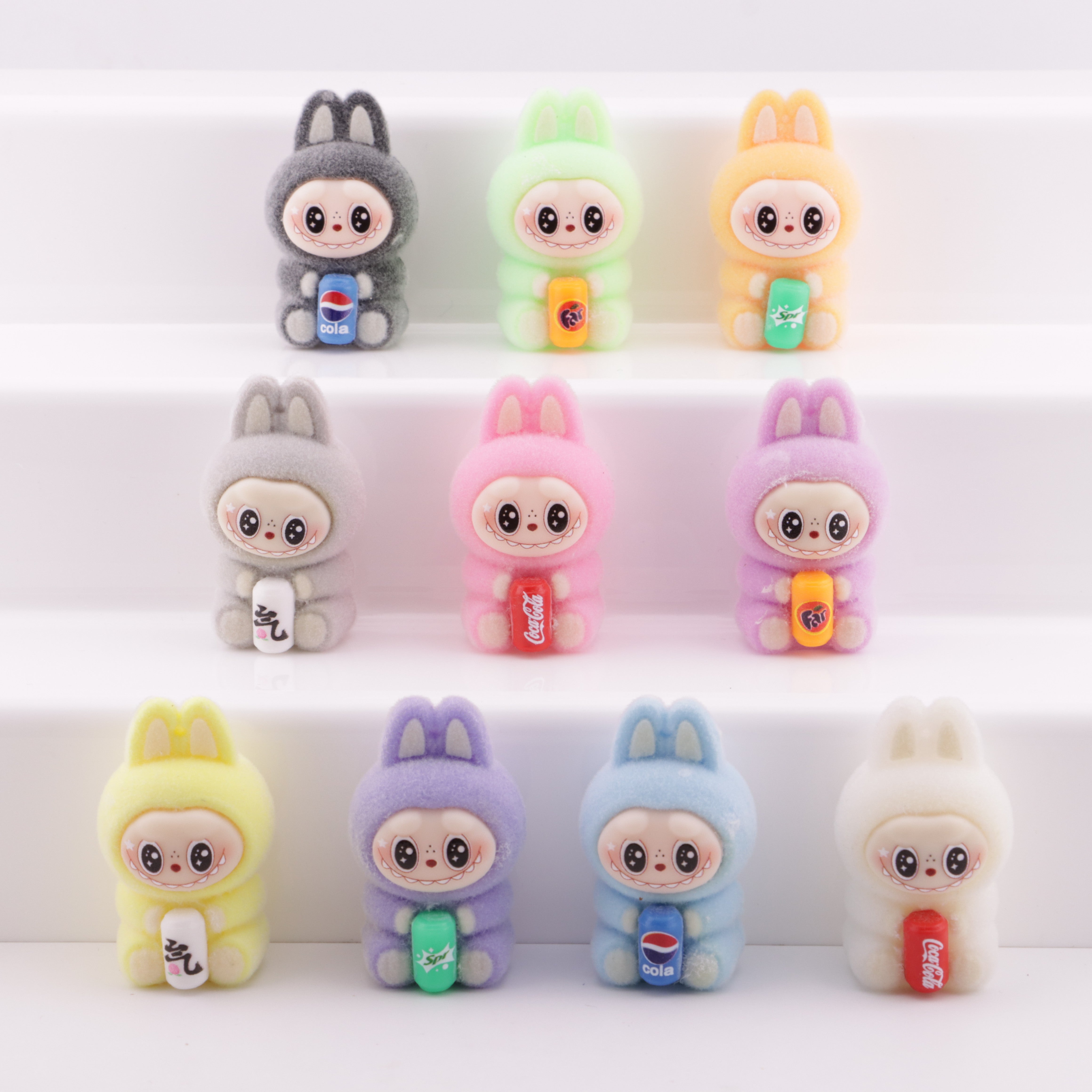 FS6301- Labubu Mixed Coke Series Charms Zoe's DIY Shop