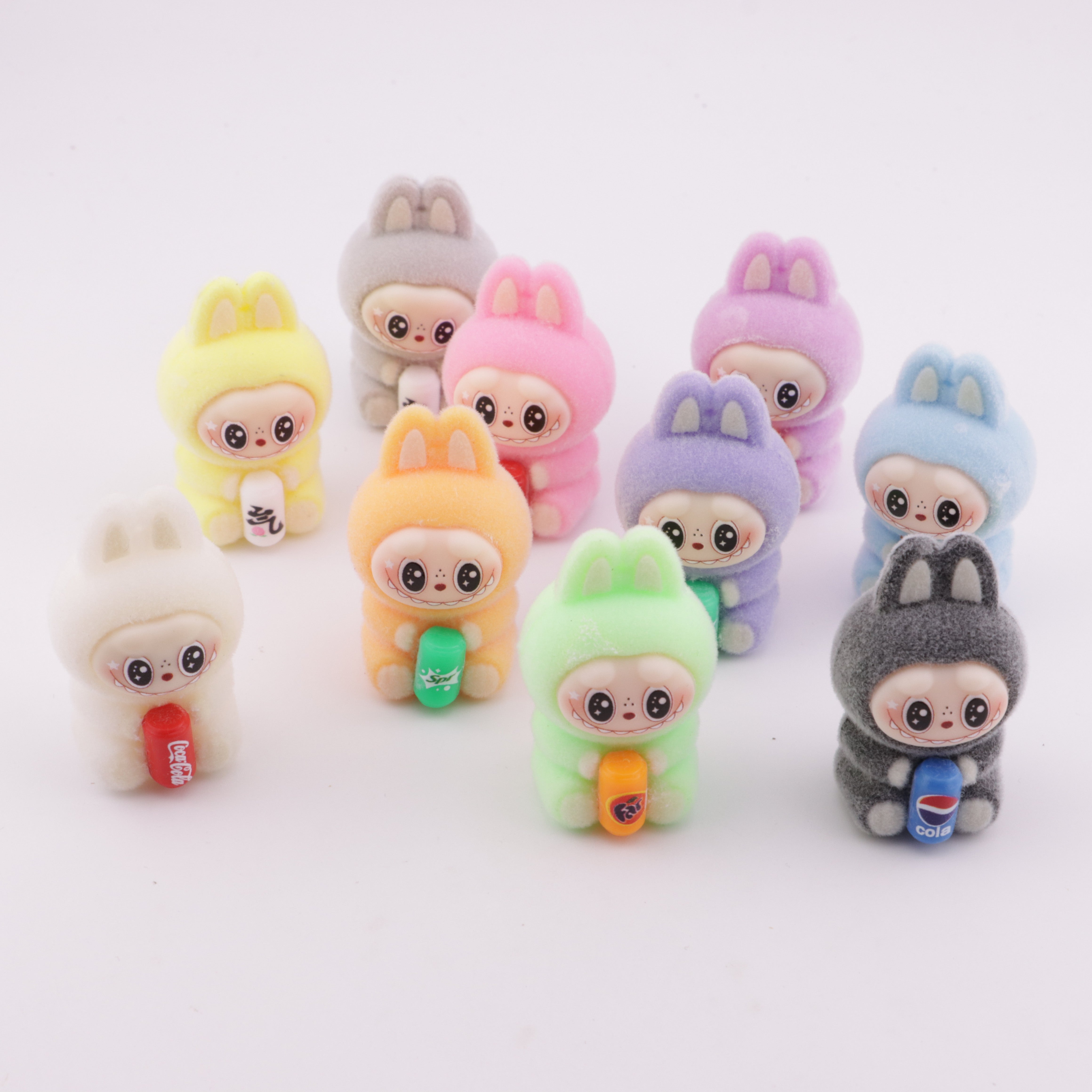 FS6301- Labubu Mixed Coke Series Charms Zoe's DIY Shop
