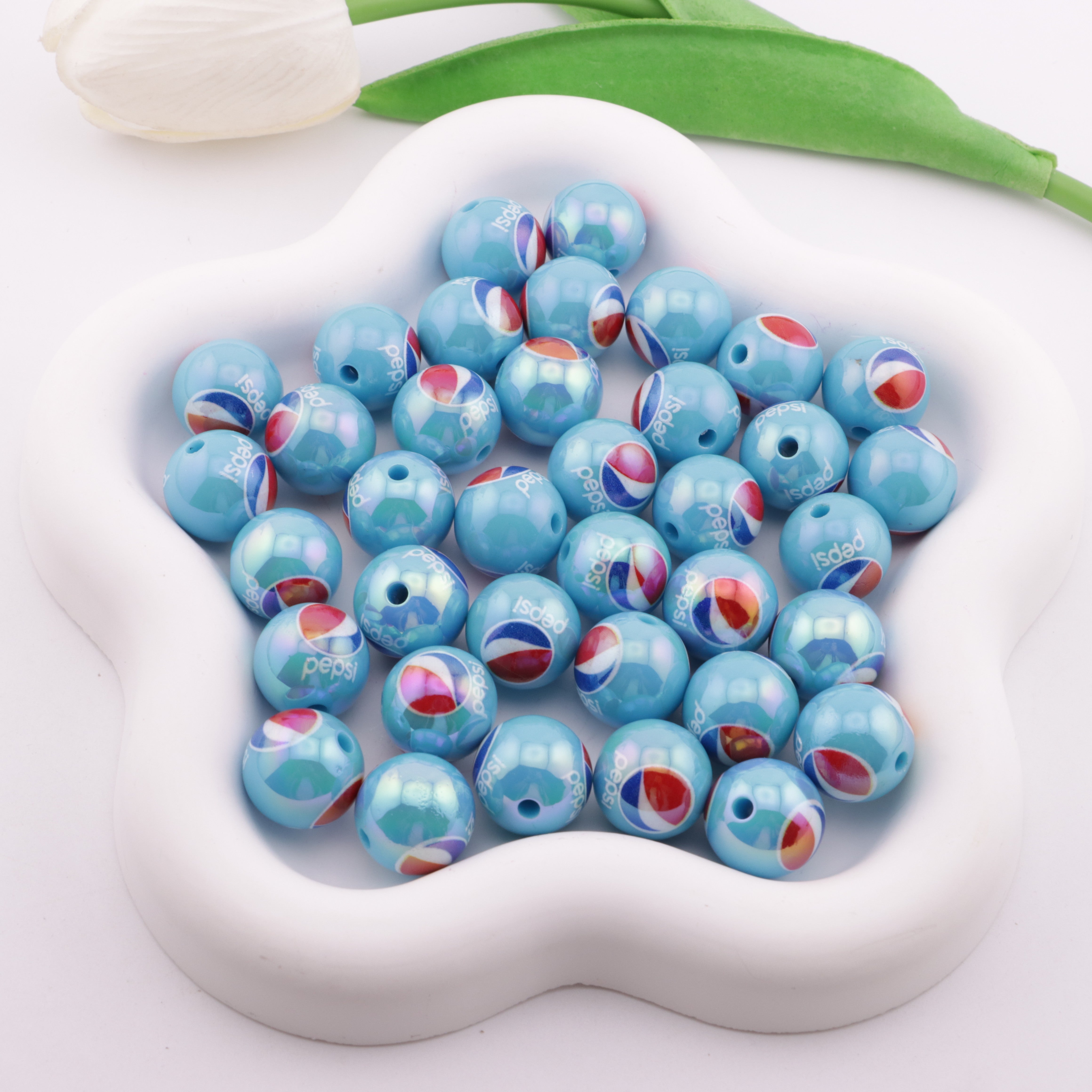 FS6307- 16mm Pepsi Beads Zoe's DIY Shop