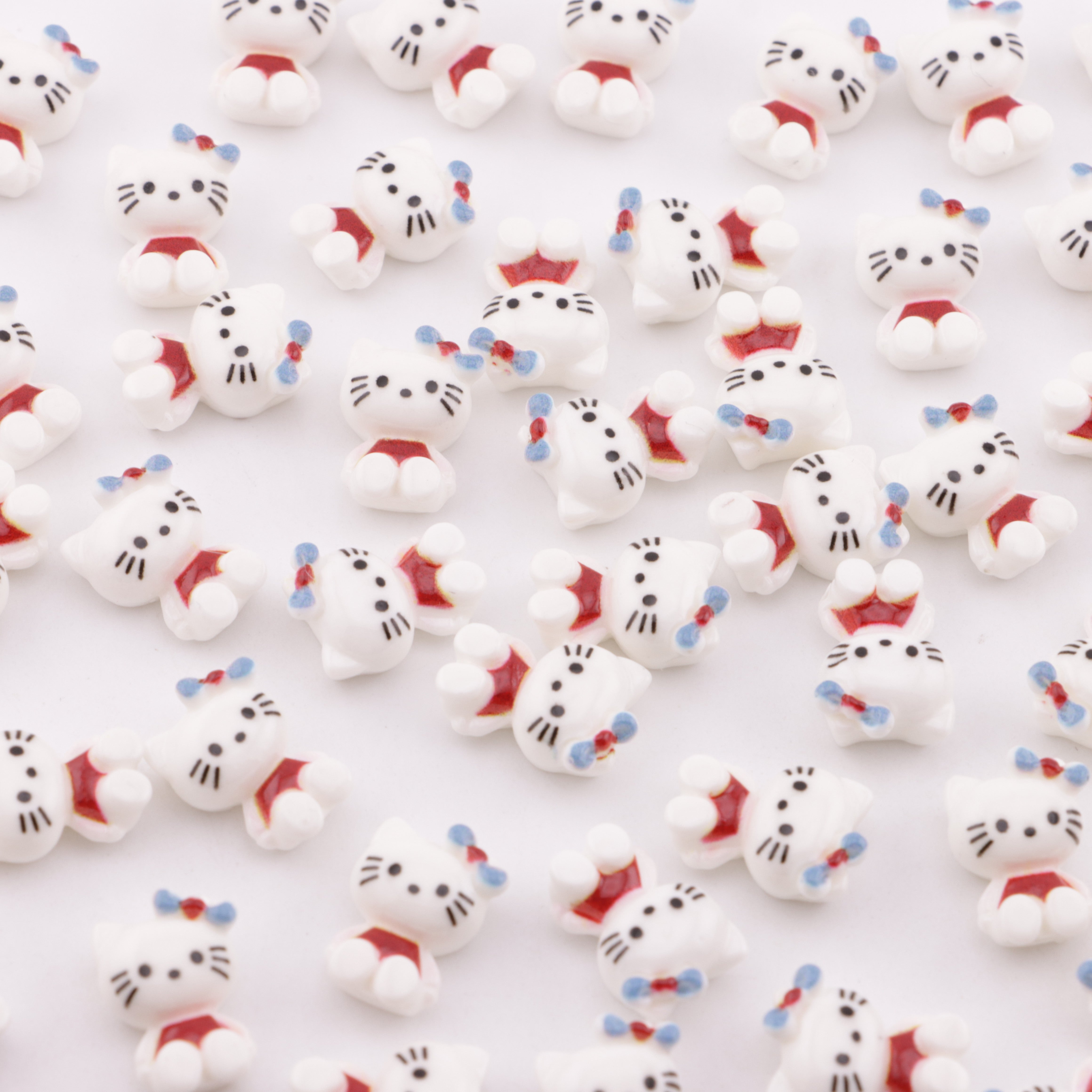 FS6311- 10×14mm Hk Set Down Charms Sitting Kitty Patches Zoe's DIY Shop
