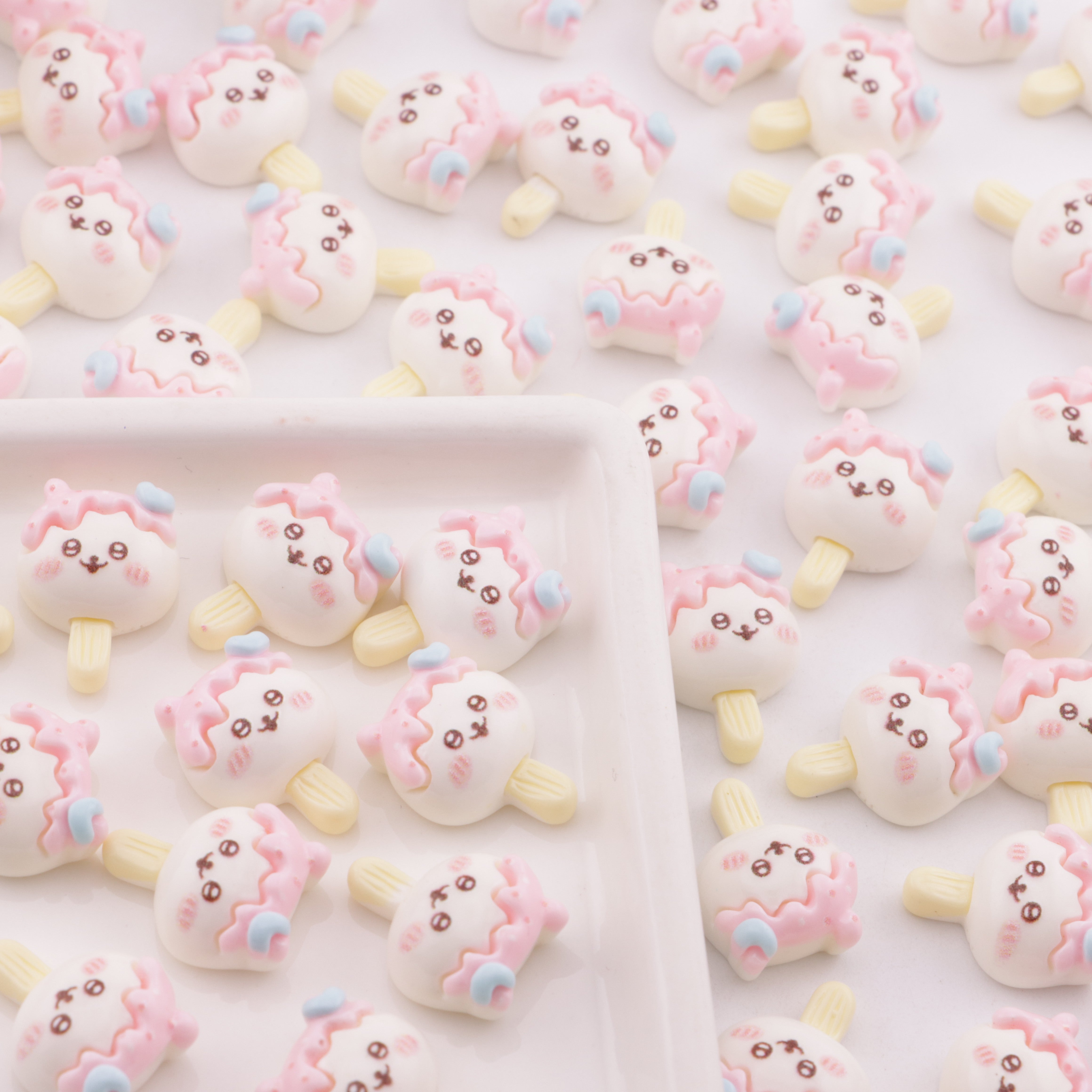 FS6313- 13×17mm Chiikawa Ice Cream Charms Ji Yika Wa Ice Cream Patches Zoe's DIY Shop