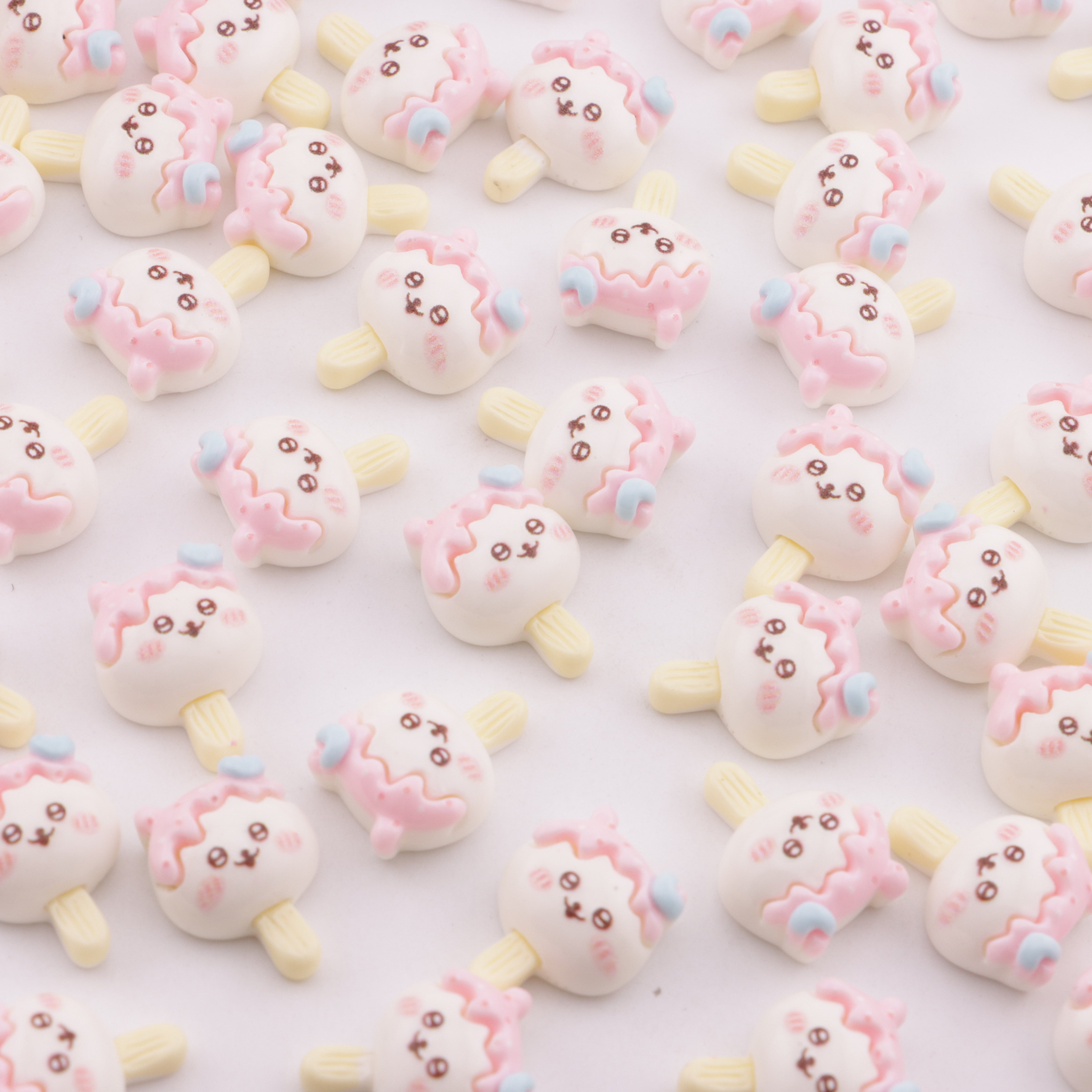 FS6313- 13×17mm Chiikawa Ice Cream Charms Ji Yika Wa Ice Cream Patches Zoe's DIY Shop