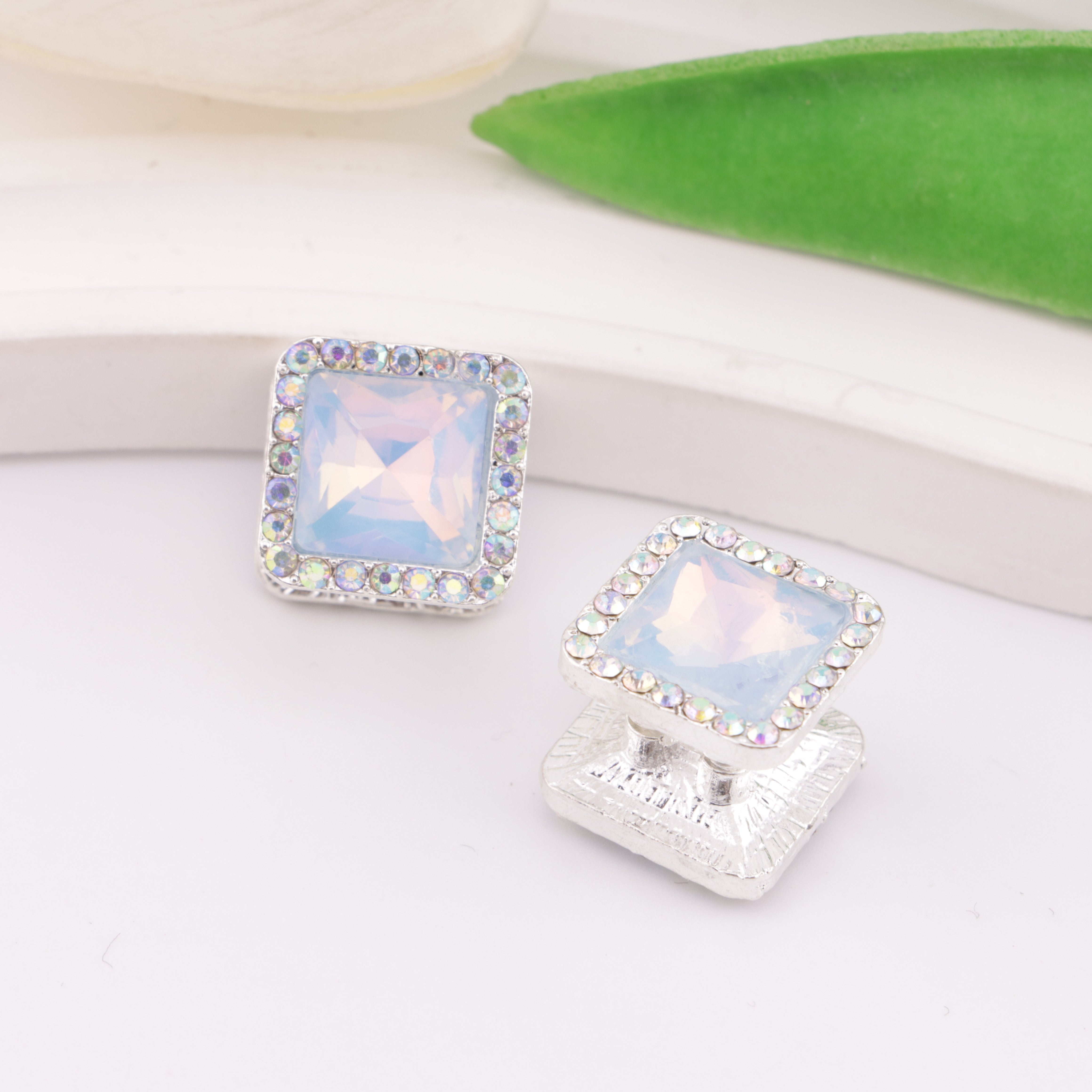 FS6332- Square Four-way Alloy Beads Zoe's DIY Shop
