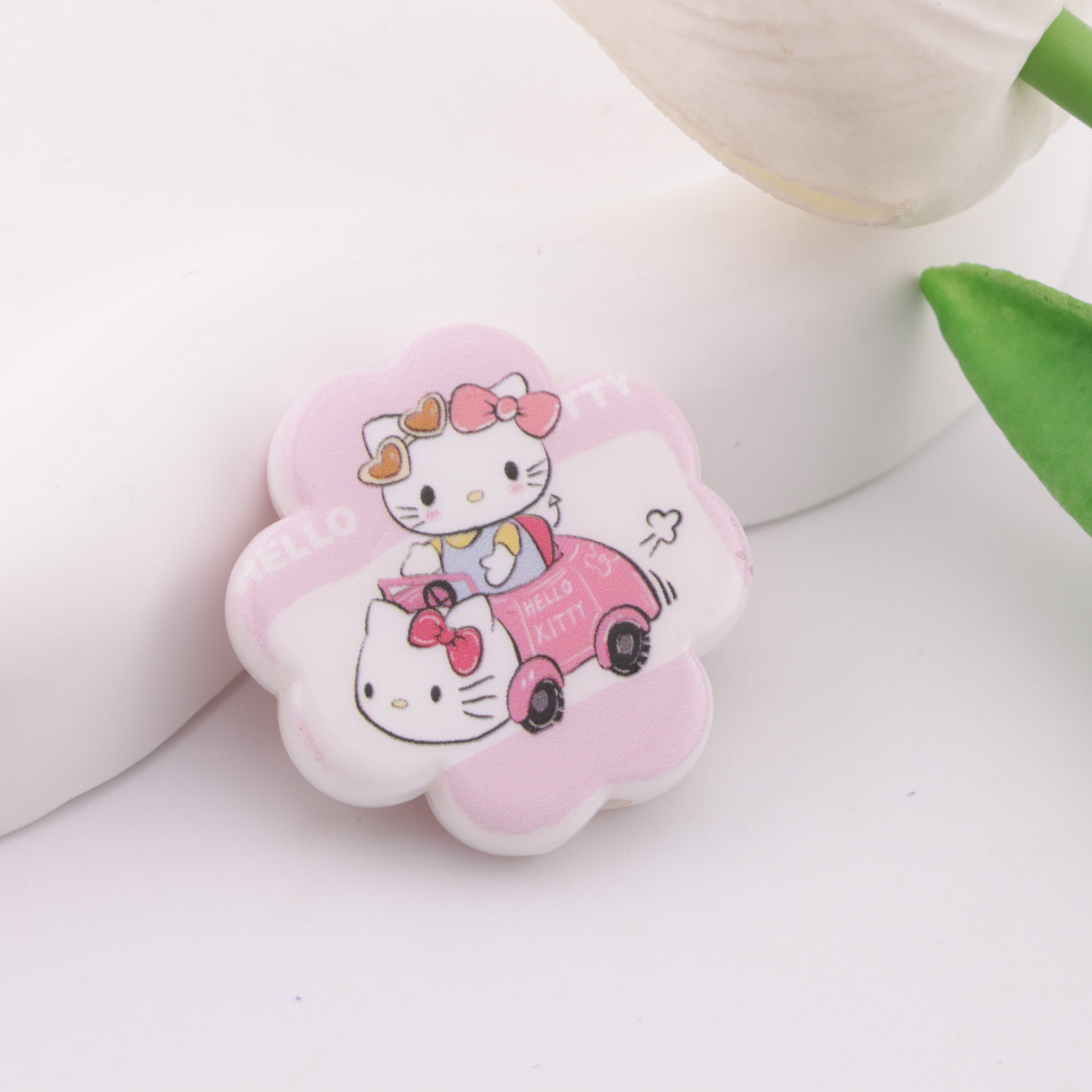 FS6345- 30*30Mm Hk 8 Petal Flower Plate Beads Eight-Petal Flower Kitty Beads Zoe's DIY Shop