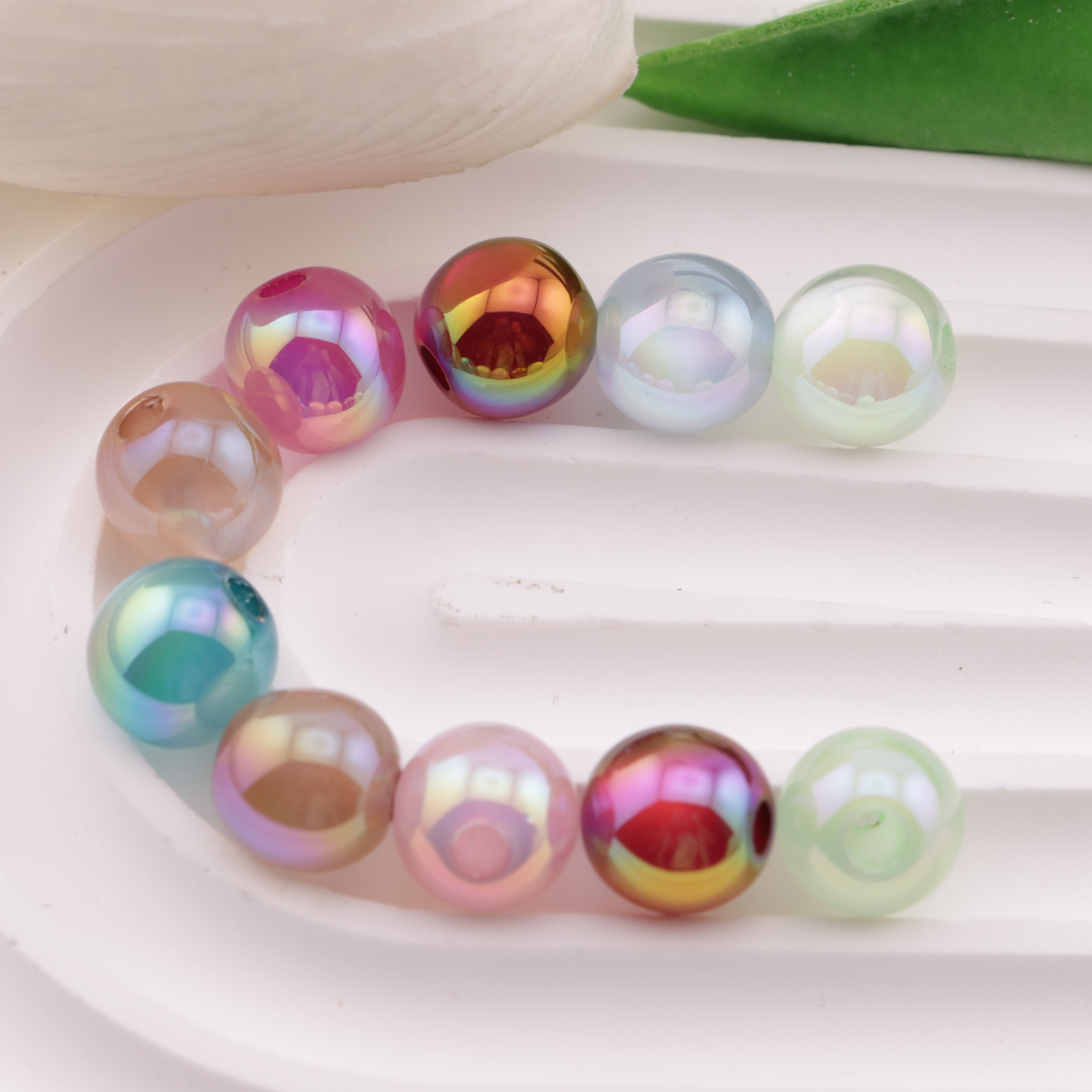 FS6350- 10mm Uv Cat Eyes Beads Fit For Pen Zoe's DIY Shop
