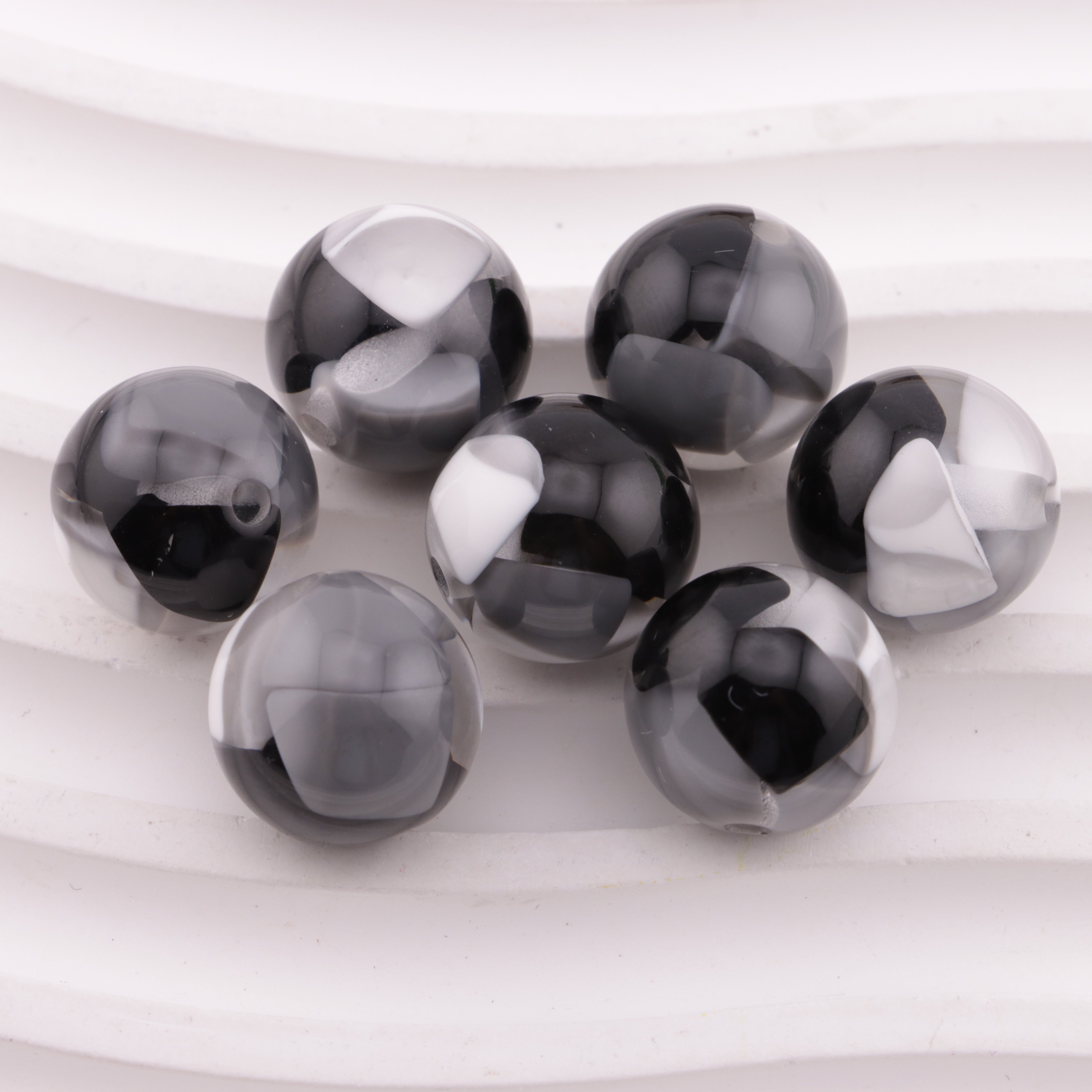 FS6354- 16mm Cheese Color-Blocked Beads Fit For Pen Zoe's DIY Shop