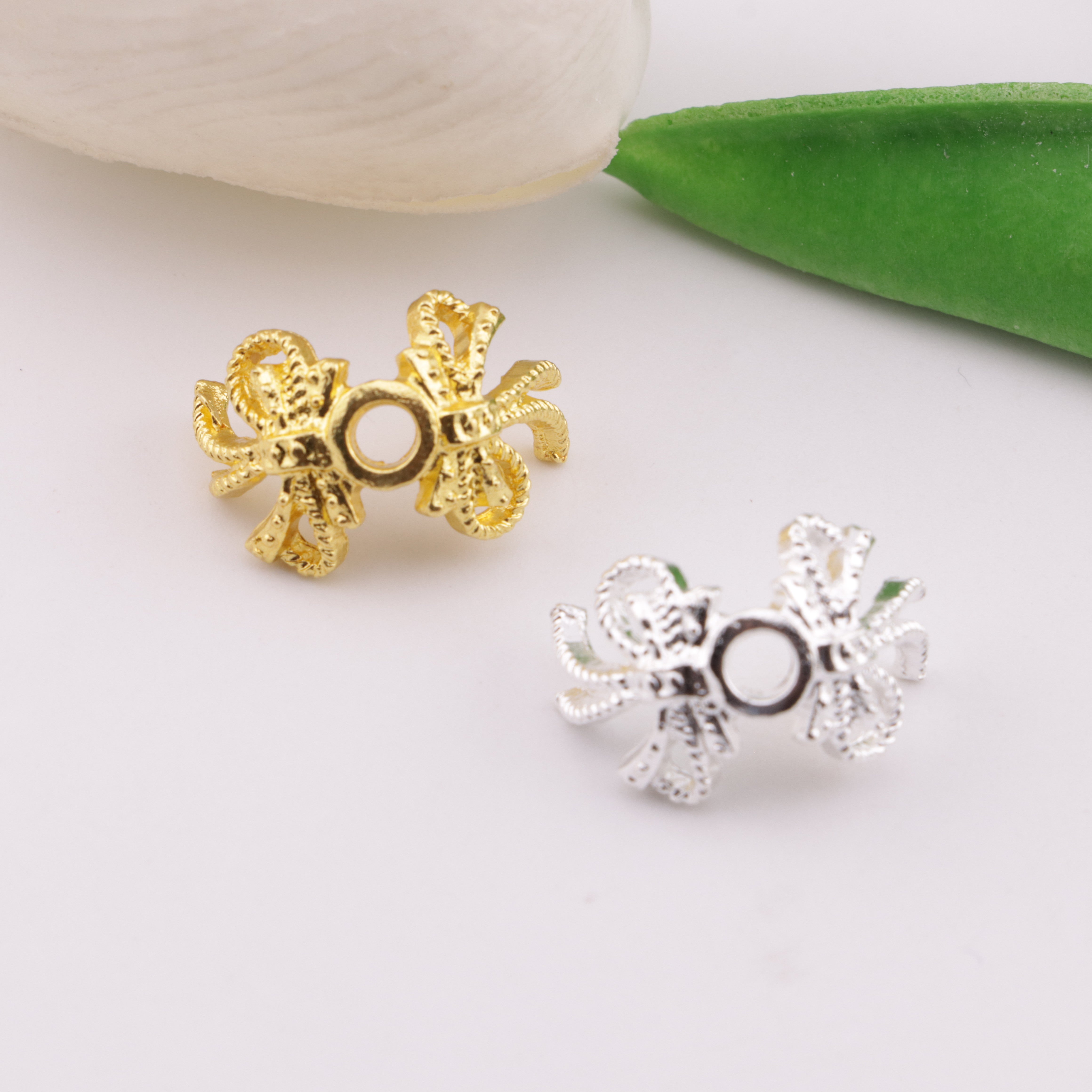 FS6359- Approximately 2×1.3×1 Cm Bowknot Ribbon Separator Beads With A 2.2 Mm Aperture Zoe's DIY Shop
