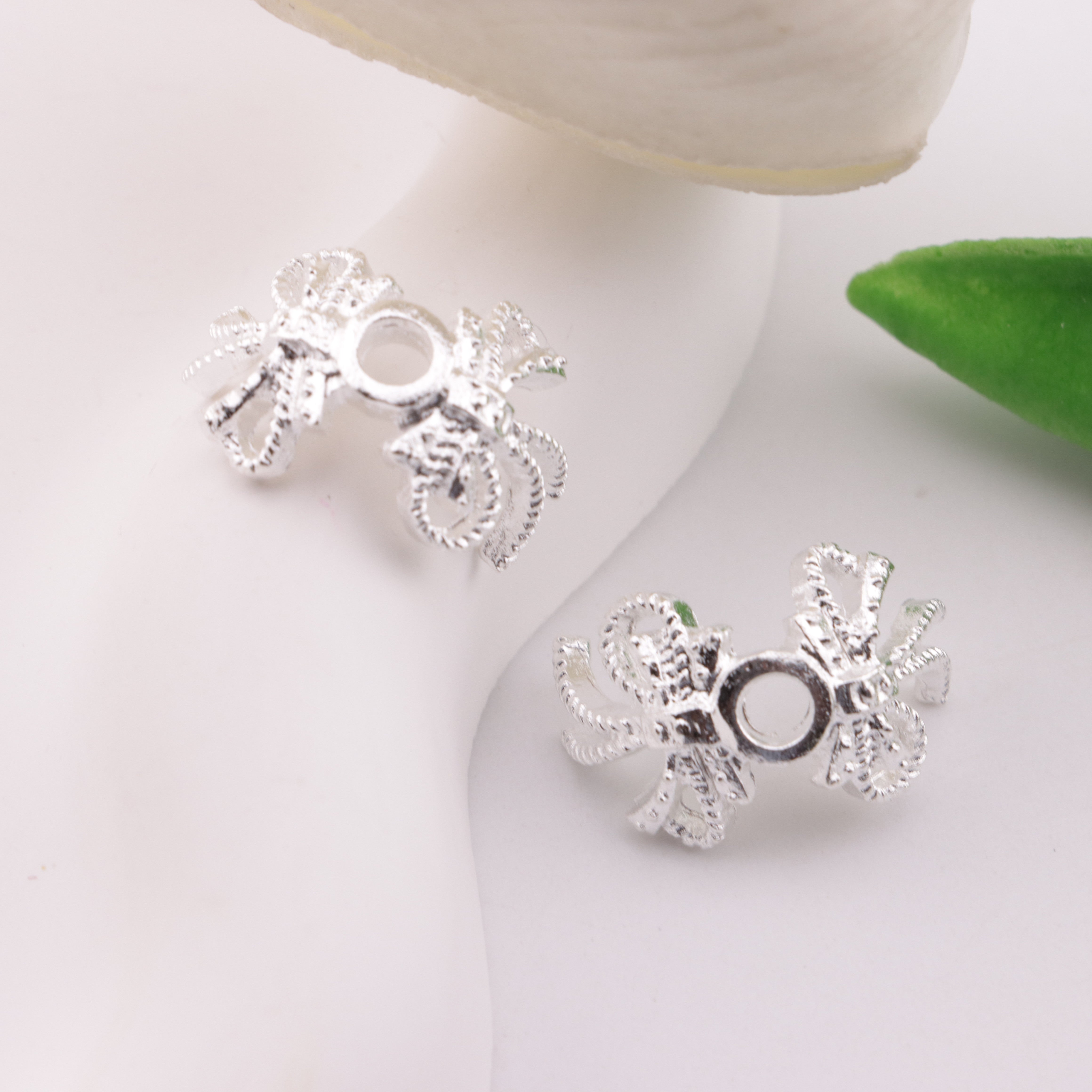 FS6359- Approximately 2×1.3×1 Cm Bowknot Ribbon Separator Beads With A 2.2 Mm Aperture Zoe's DIY Shop