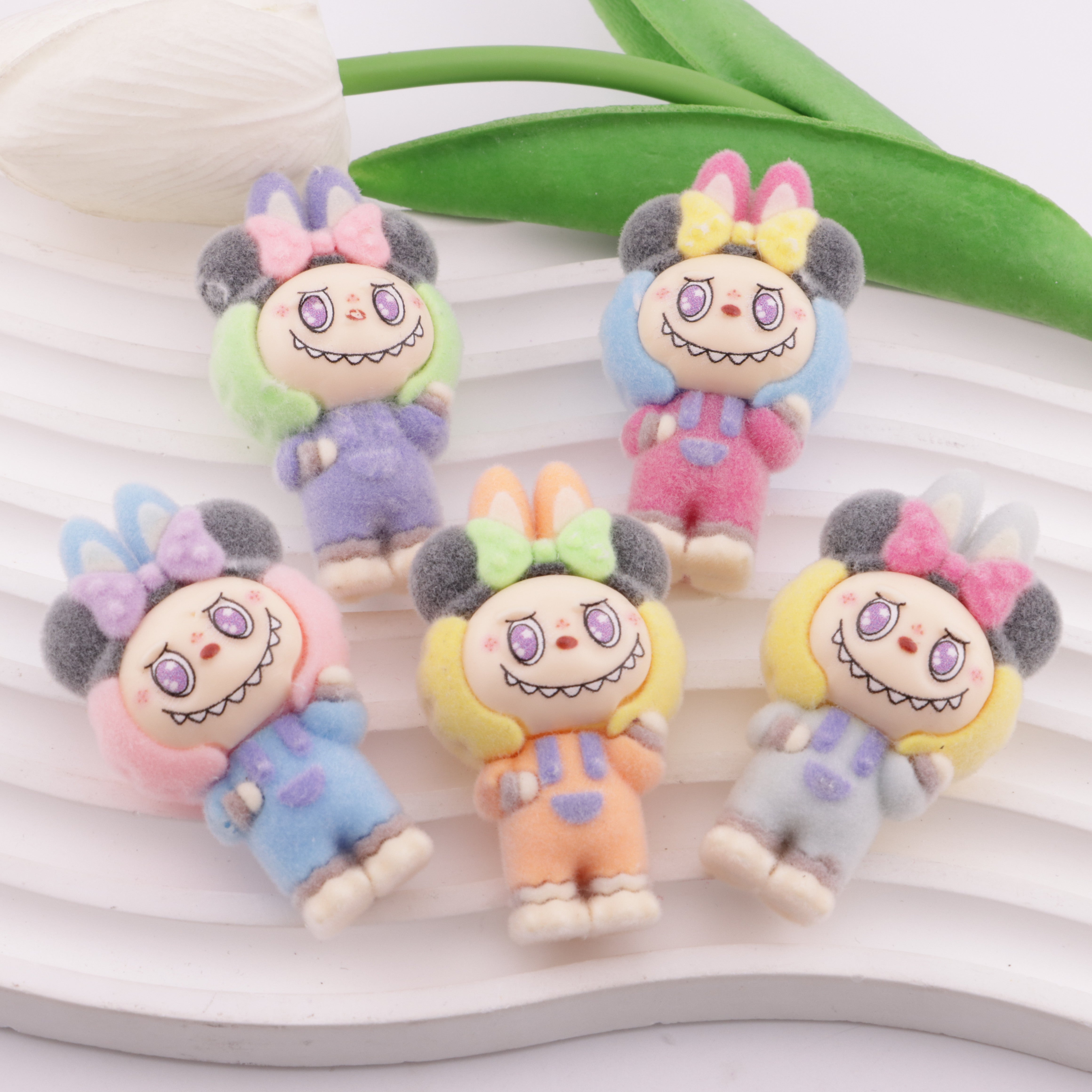 FS6373- 54×29mm Minnie Bows Labubu Beads Zoe's DIY Shop