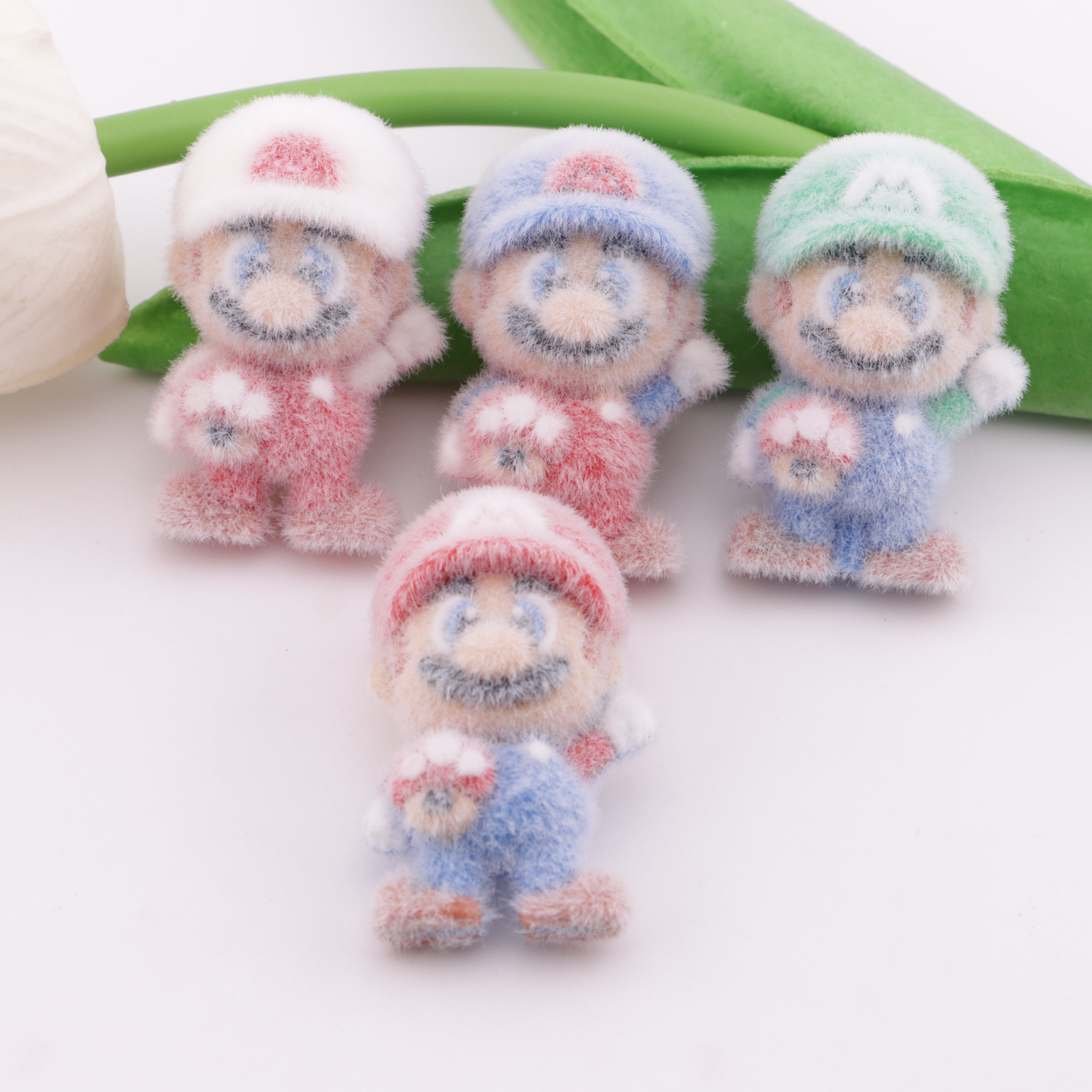 FS6379- 31×18Mm Flocked Super Mario Beads Flocked Super Mario Beads Zoe's DIY Shop