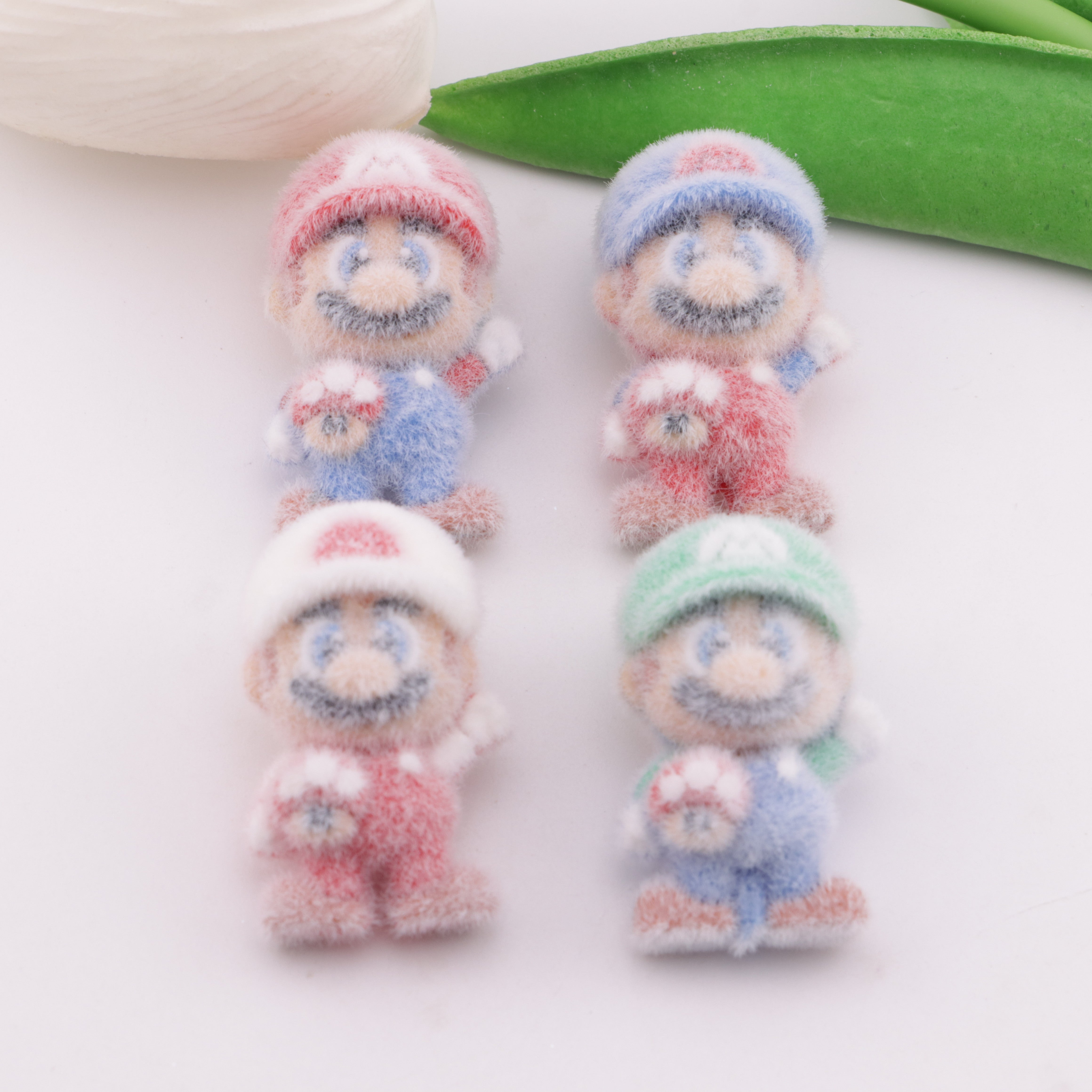 FS6379- 31×18Mm Flocked Super Mario Beads Flocked Super Mario Beads Zoe's DIY Shop