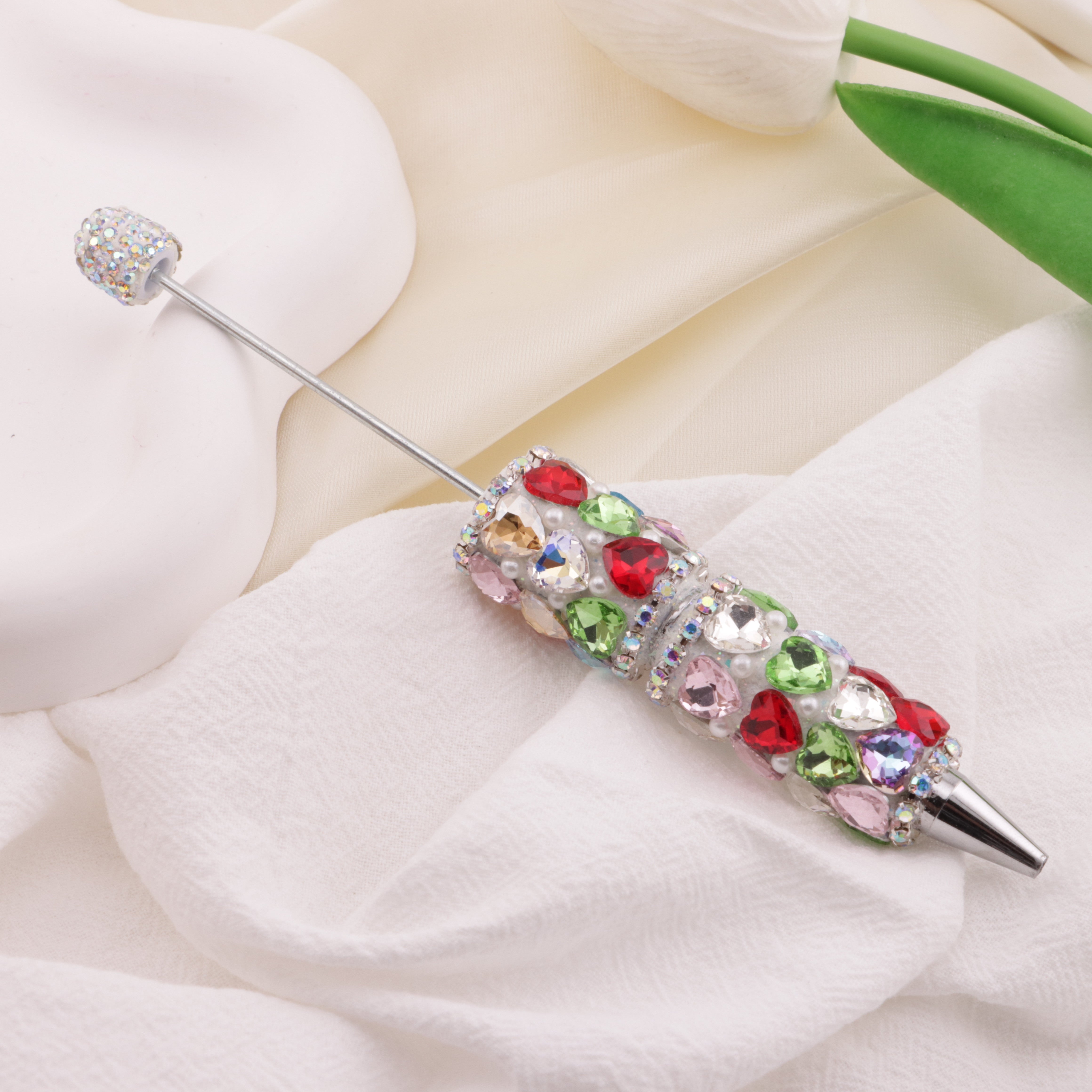FS6395- Full Of Love Diamonds Beadable Pen Zoe's DIY Shop