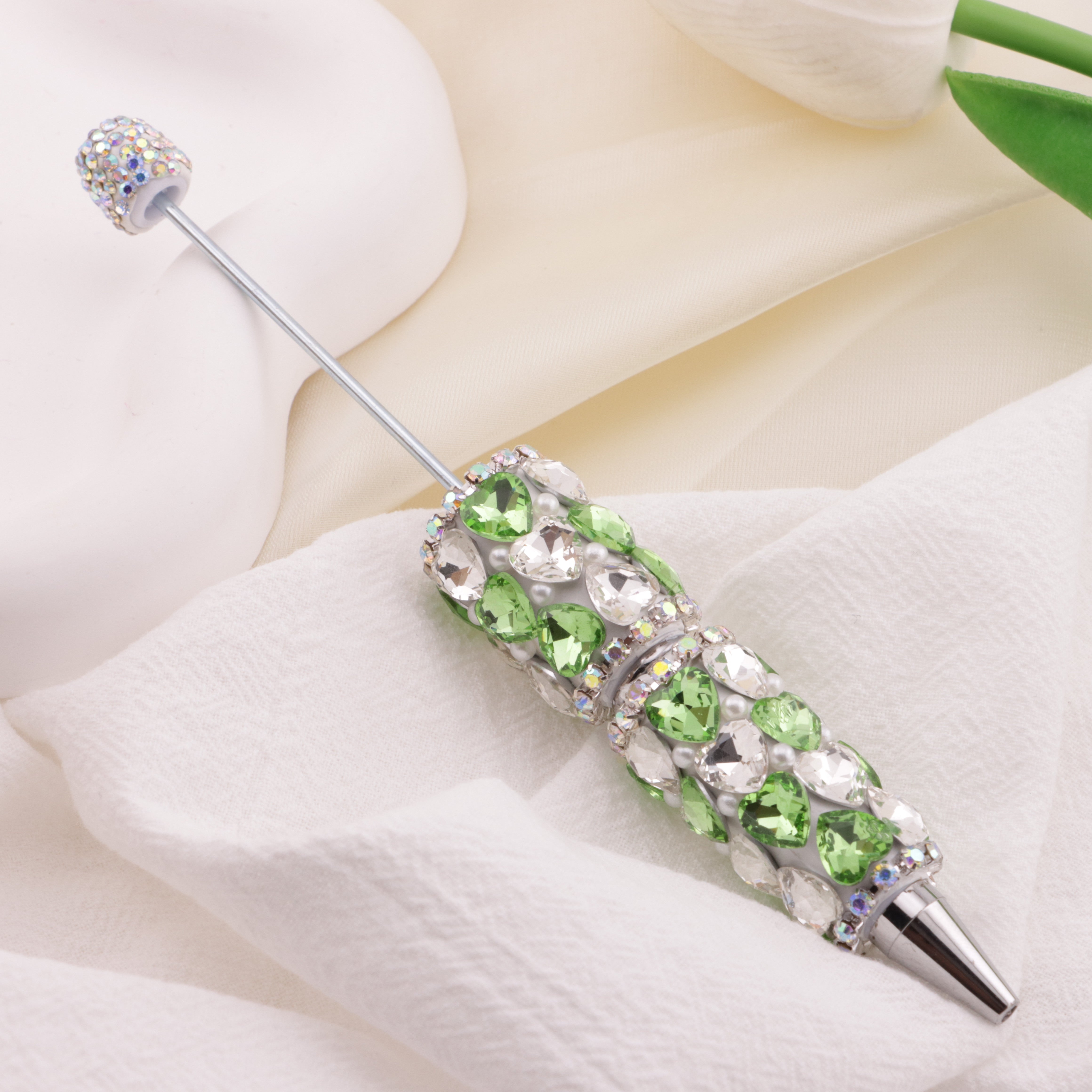 FS6395- Full Of Love Diamonds Beadable Pen Zoe's DIY Shop