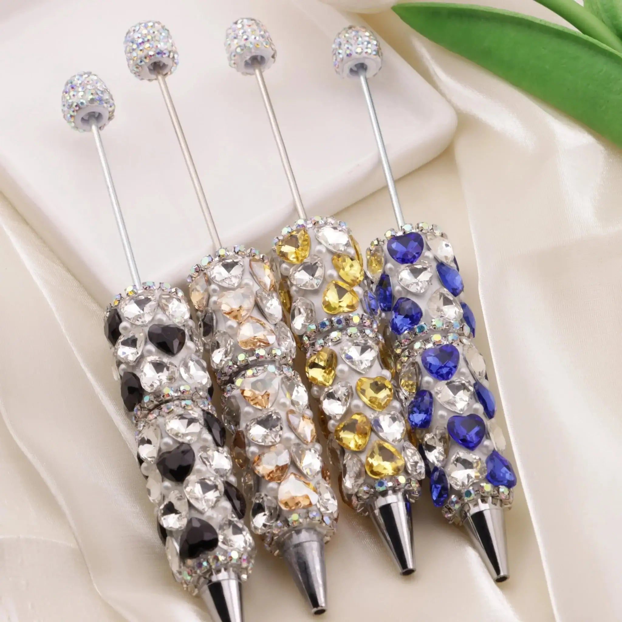 FS6395-Full Of Love Diamonds Beadable Pen -Zoe DIY Wholesale